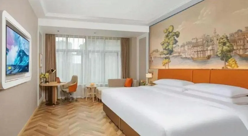 Bed in Vienna Hotel Chongqing Wushan Municipal Government