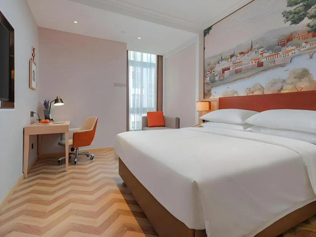 Bed in Vienna Hotel Chongqing Wushan Municipal Government