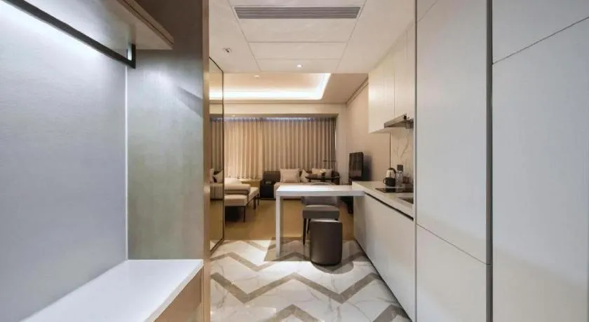 Bed in Shenzhen Cloud Park Manhattan Hotel