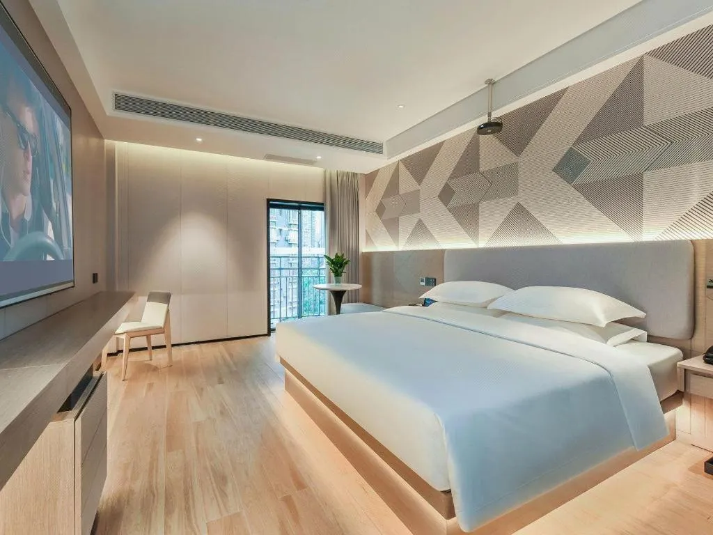 Bed in Borrman Hotel Chongqing Bishan Central Street