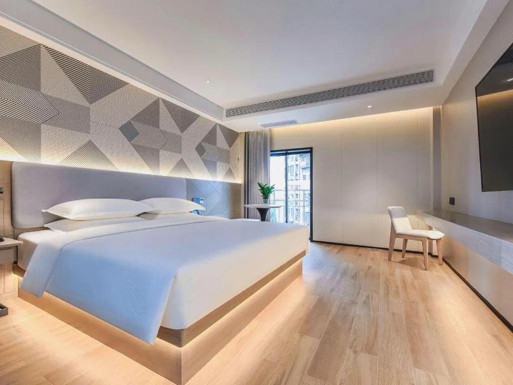 Bed in Borrman Hotel Chongqing Bishan Central Street