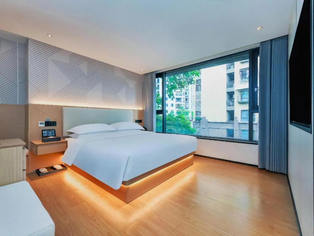 Bed in Borrman Hotel Chongqing Bishan Central Street