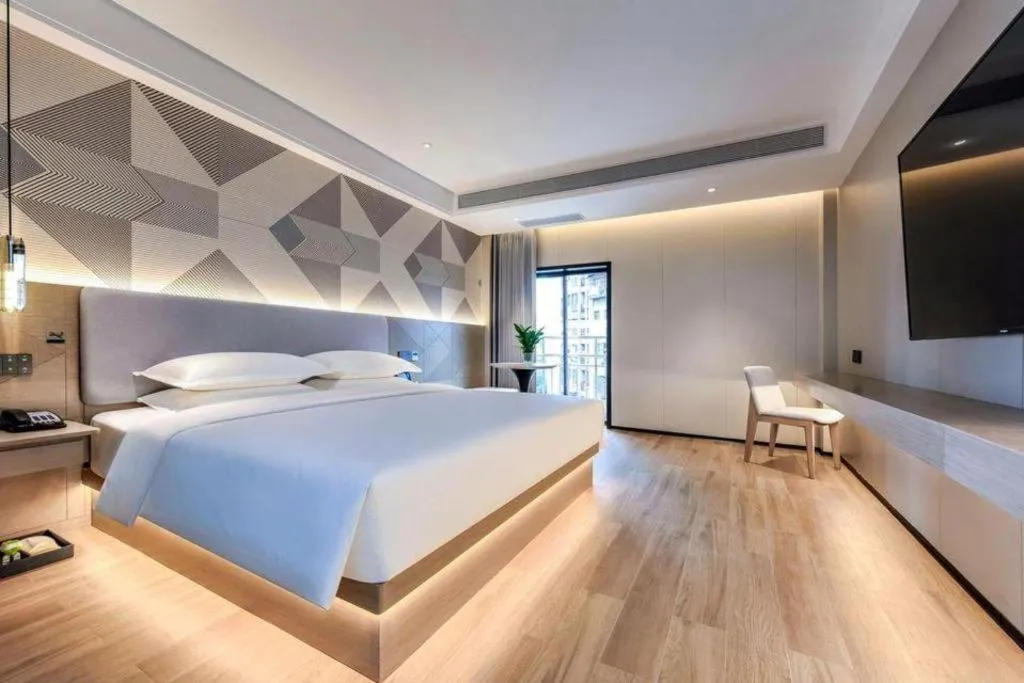 Bed in Borrman Hotel Chongqing Bishan Central Street