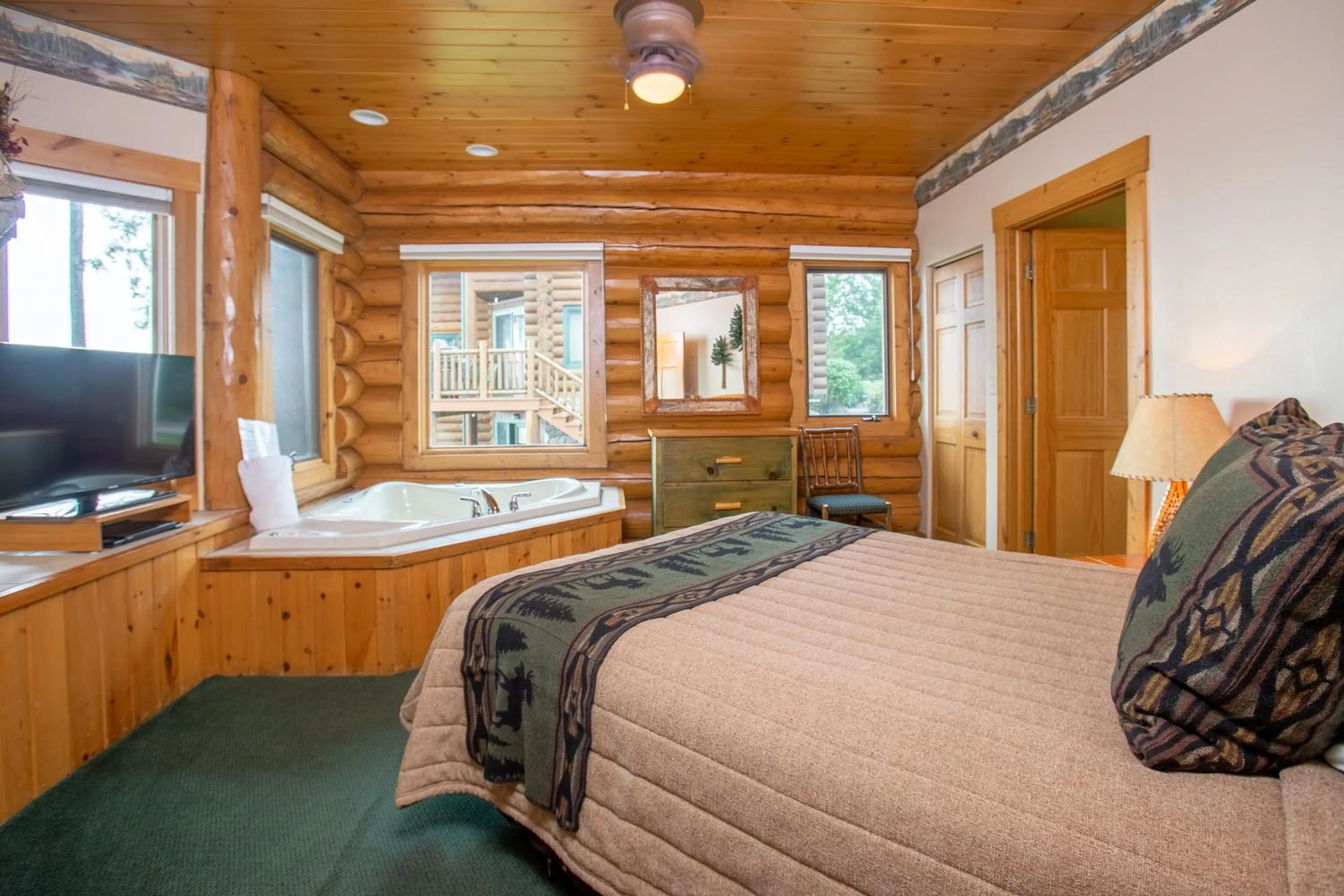 Bed in Grand Superior Lodge