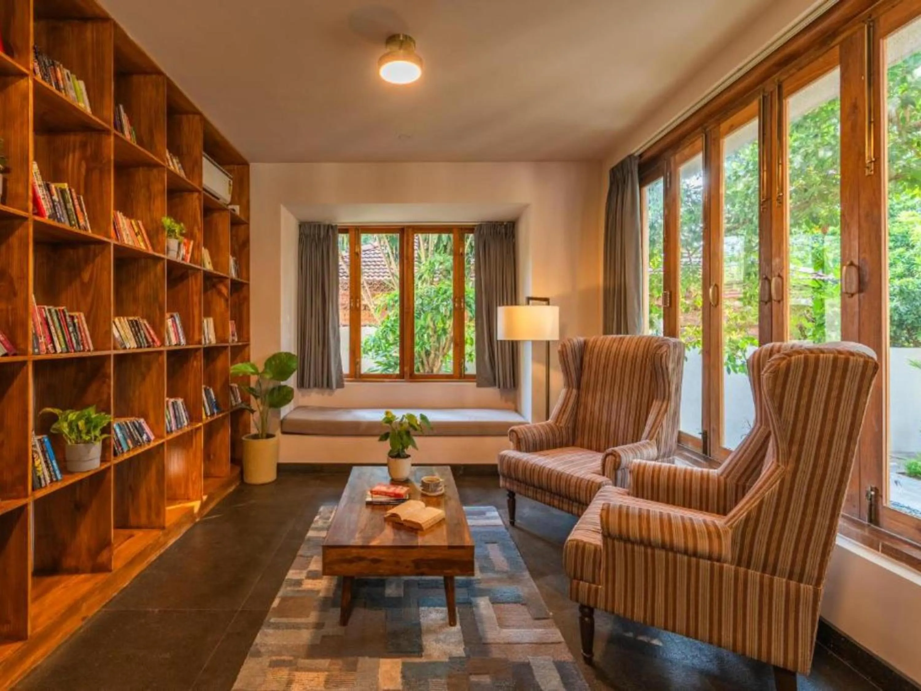 Library in The Hosteller Bam Goa, Saligao - Poshtel