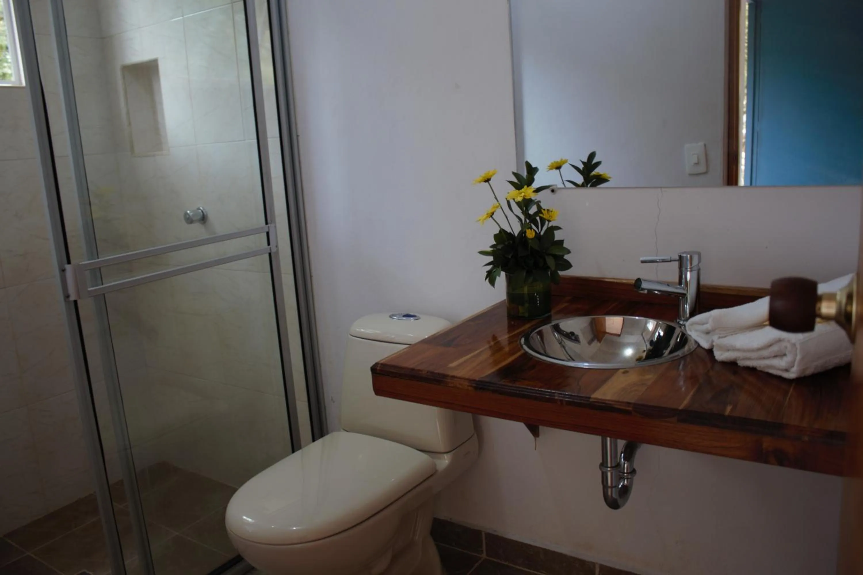 Shower in Hotel Parador del Gitano