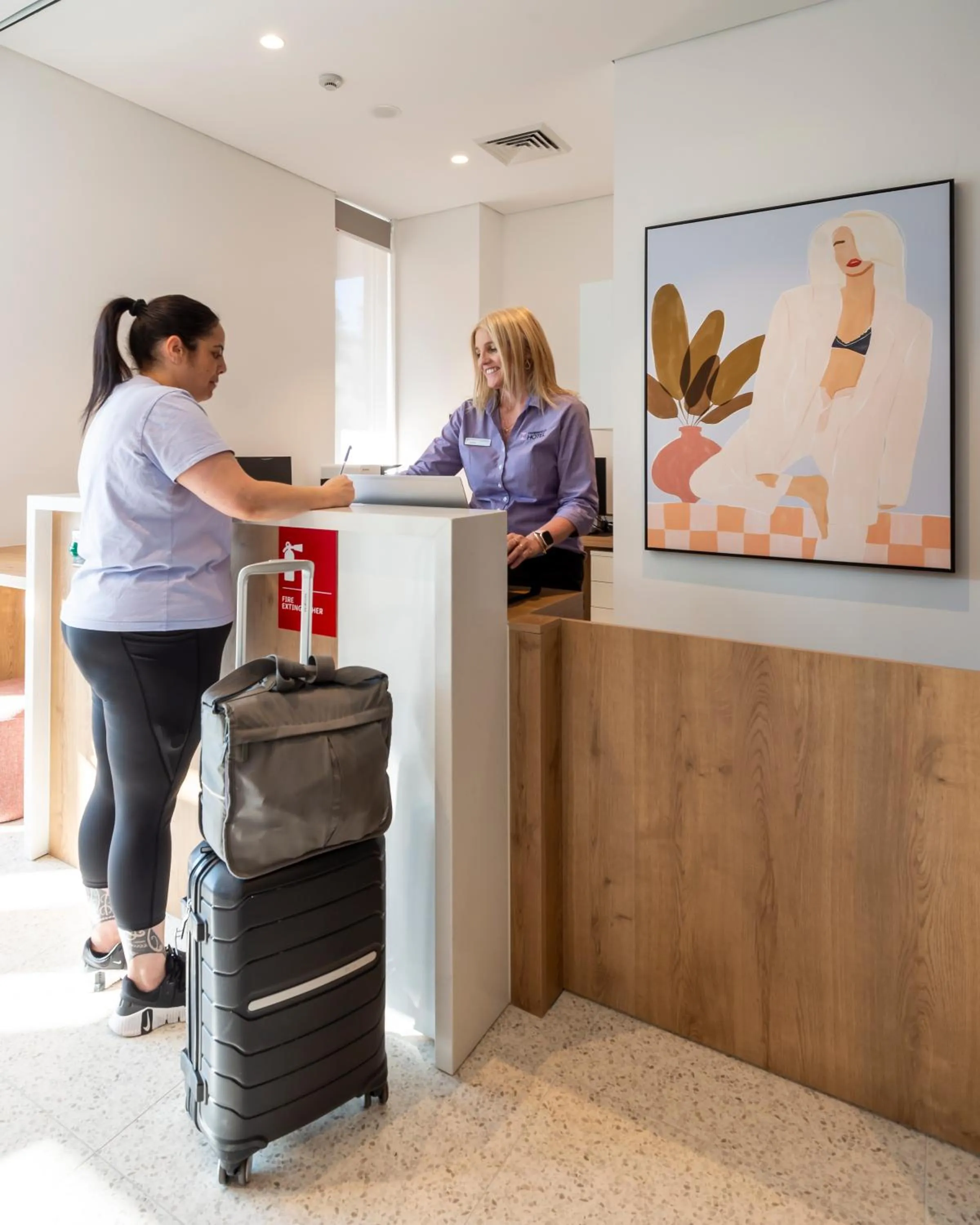 Lobby or reception in Haberfield Hotel