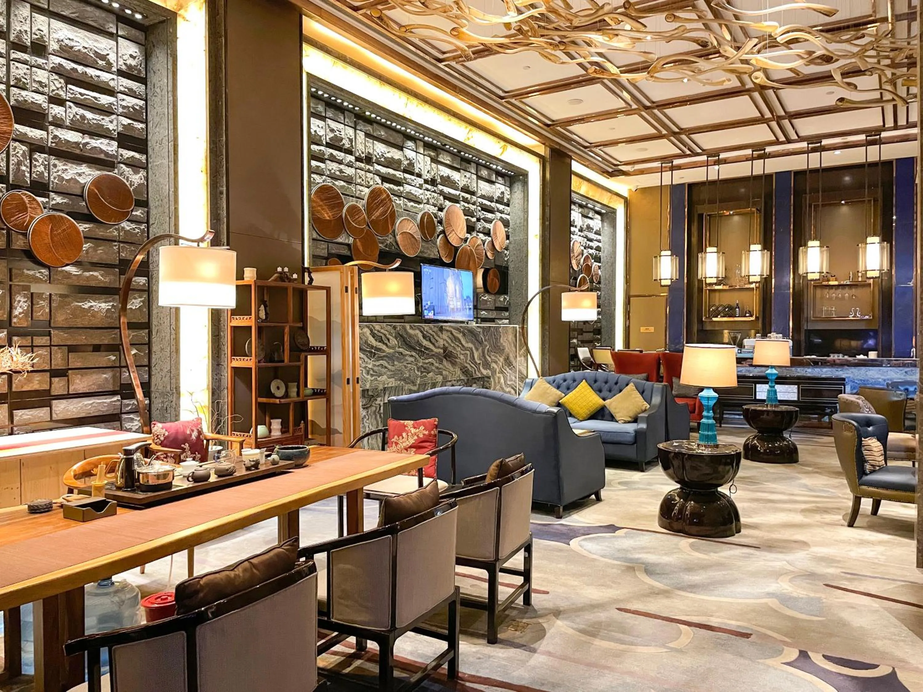 Lounge or bar in Wanda Realm Longyan