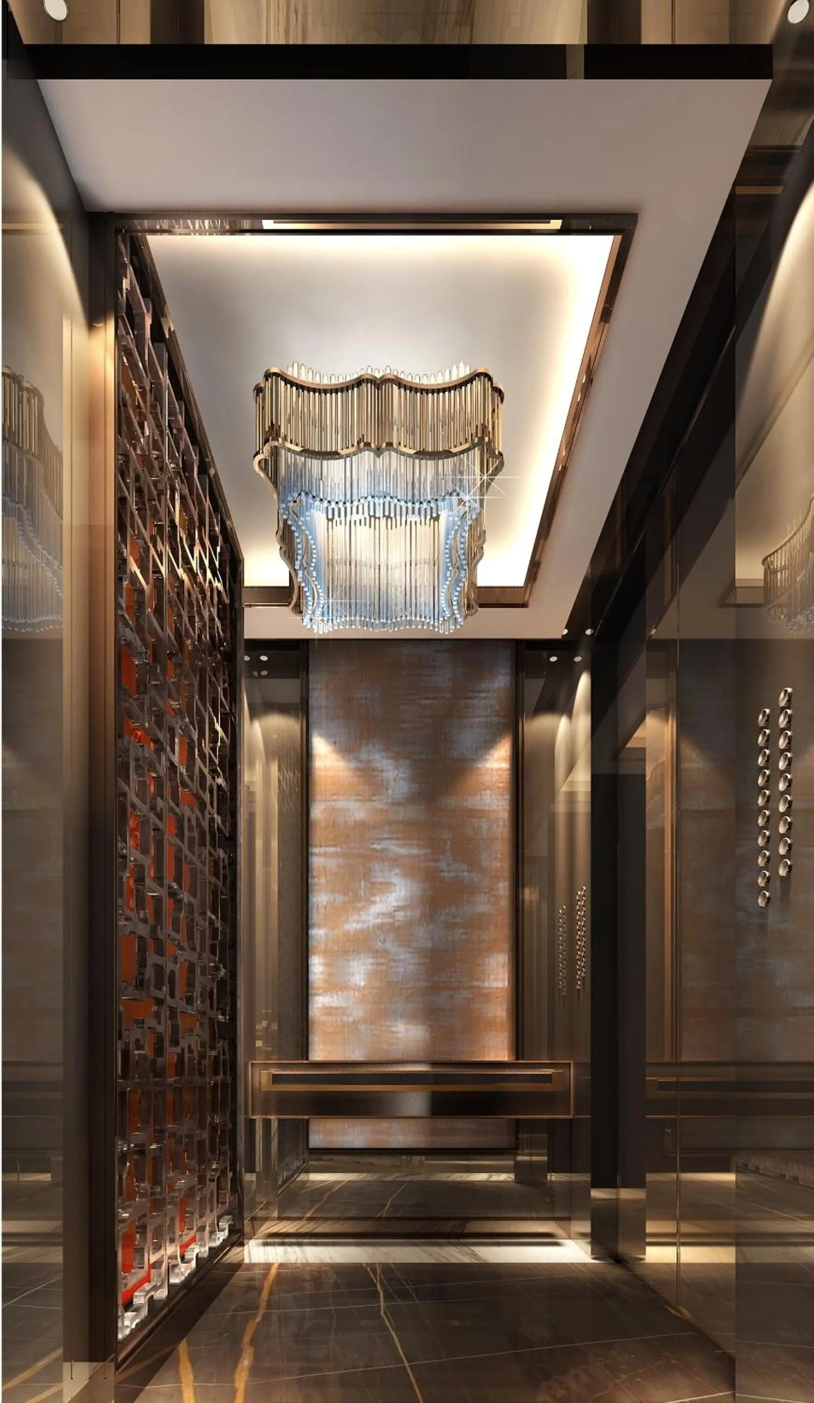 Decorative detail in Wanda Realm Longyan