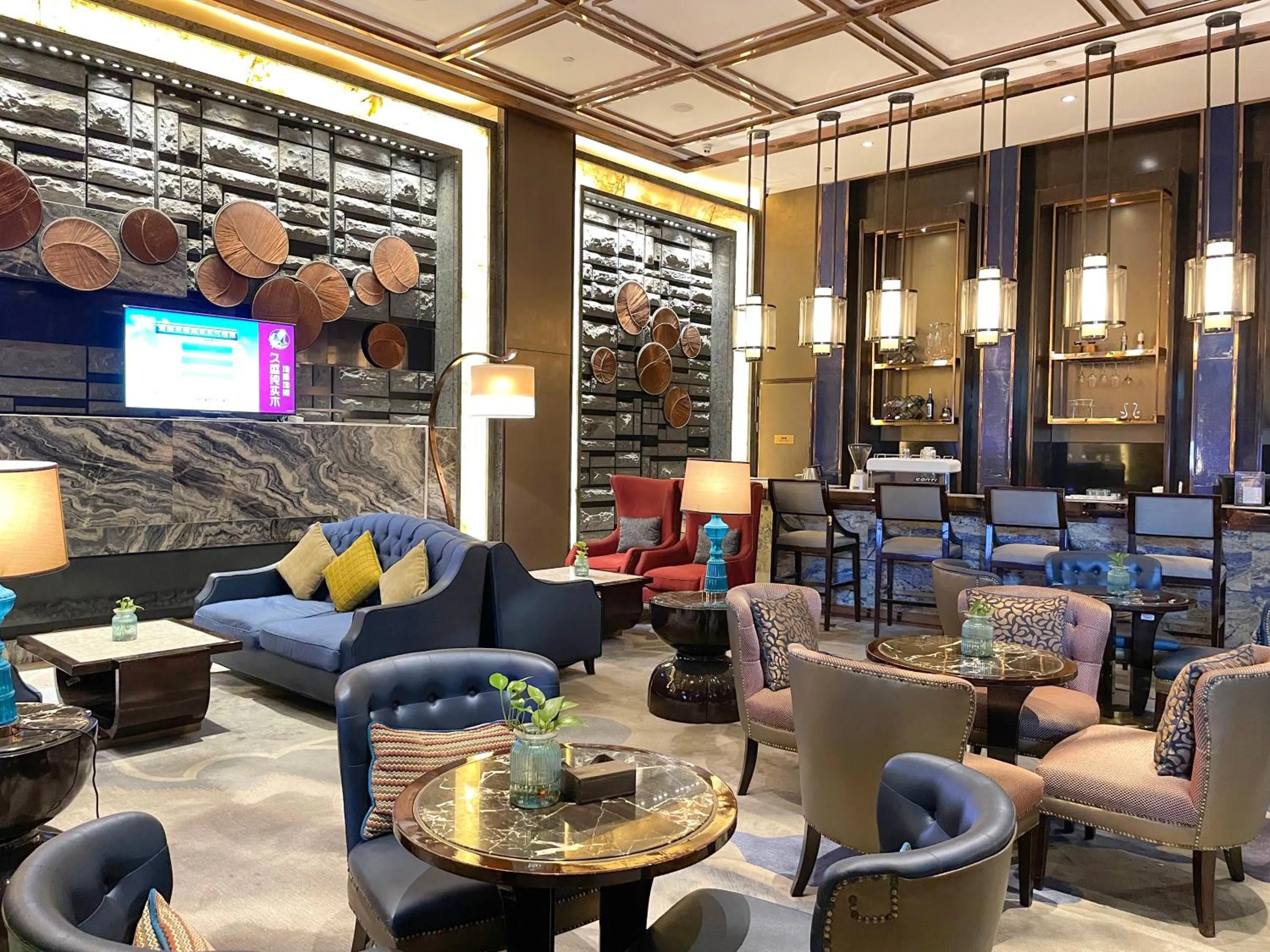 Lounge or bar in Wanda Realm Longyan