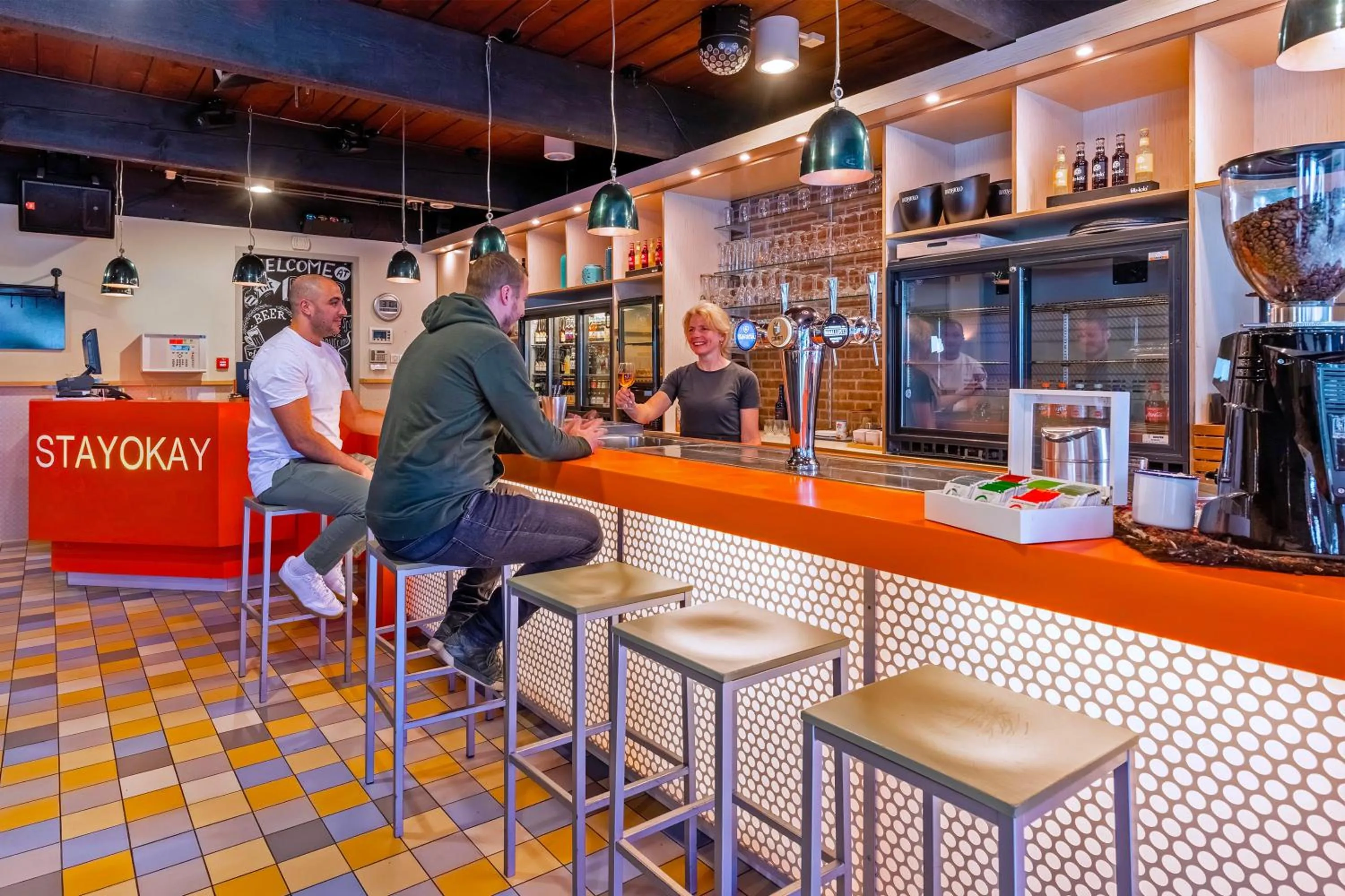 Lounge or bar in Stayokay Hostel Noordwijk