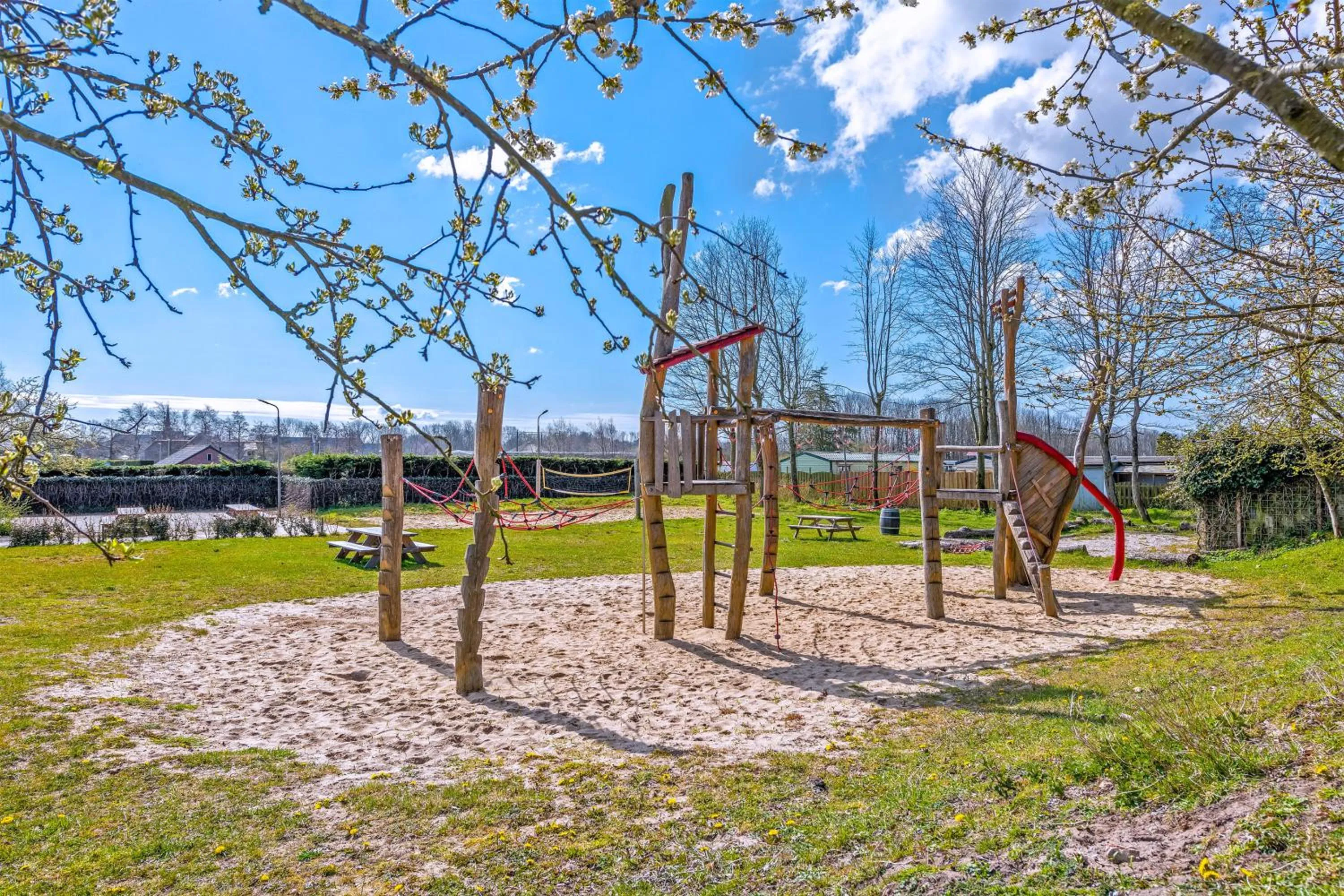 Children play ground in Stayokay Hostel Noordwijk