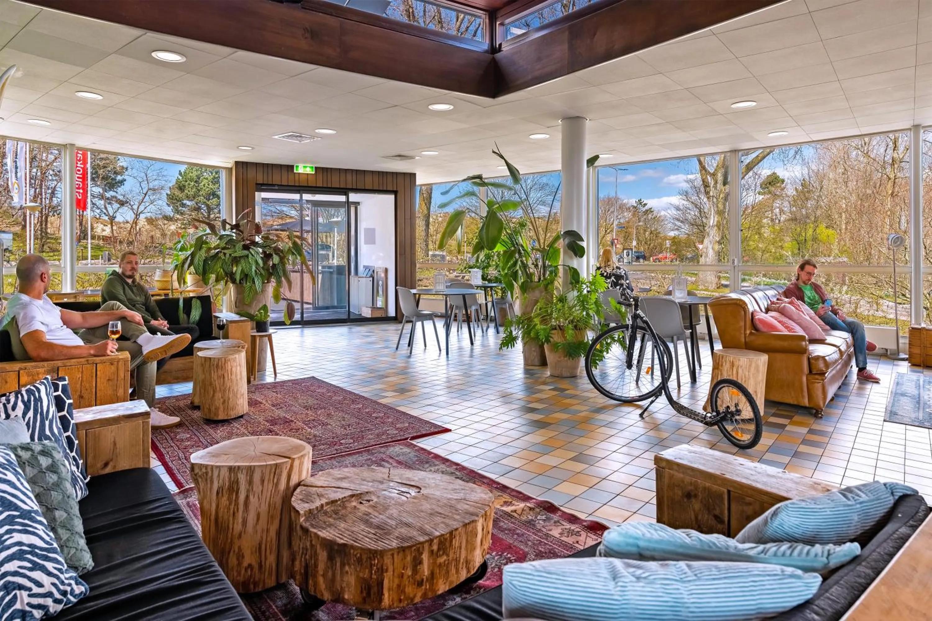 Lobby or reception in Stayokay Hostel Noordwijk