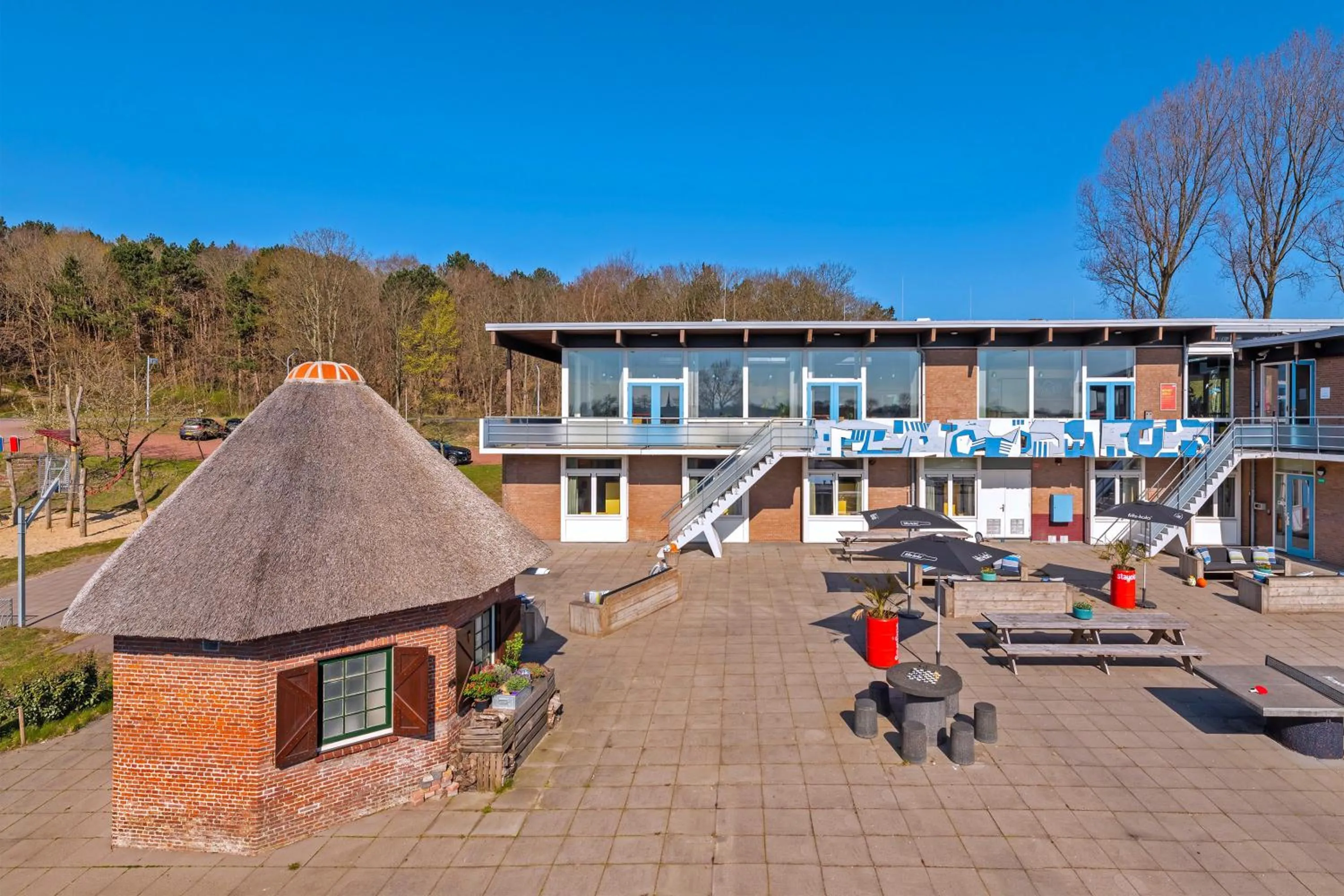 Balcony/Terrace in Stayokay Hostel Noordwijk