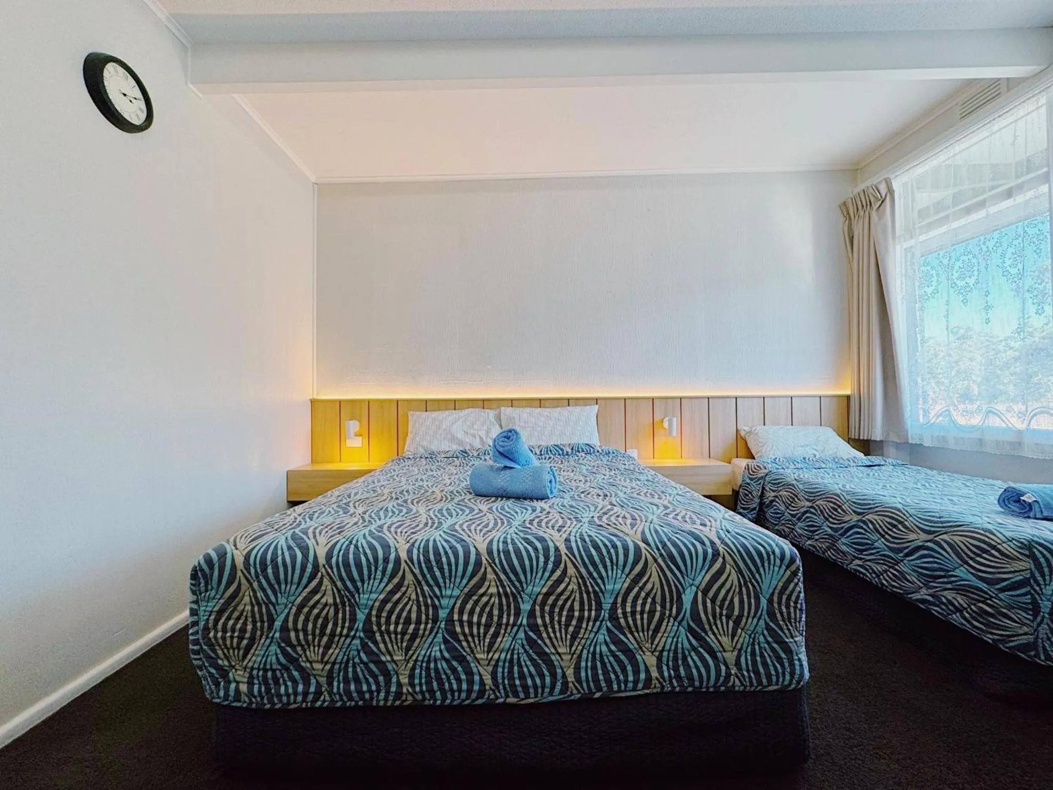 Bed in Seymour Motel