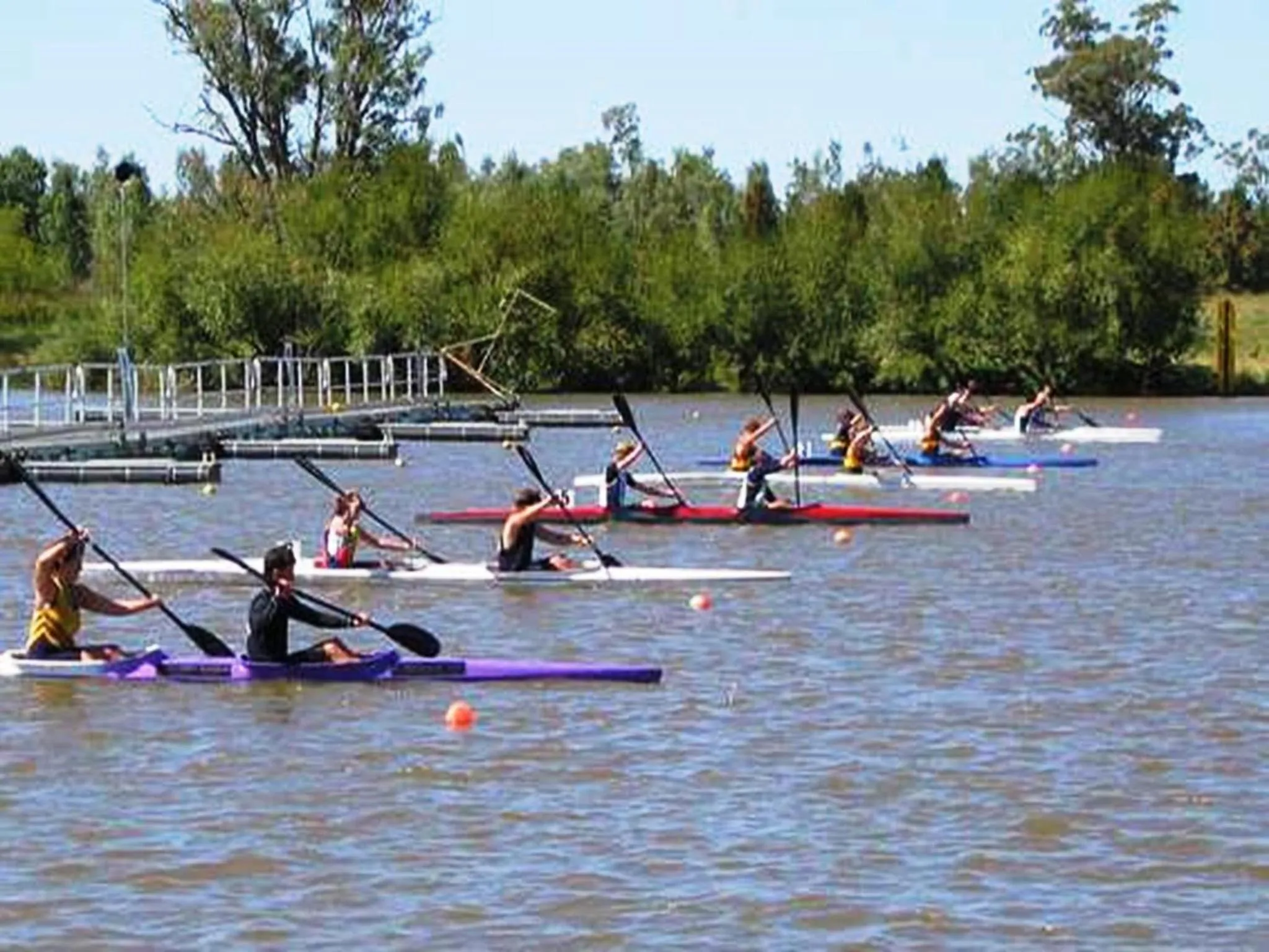 People in Seymour Motel