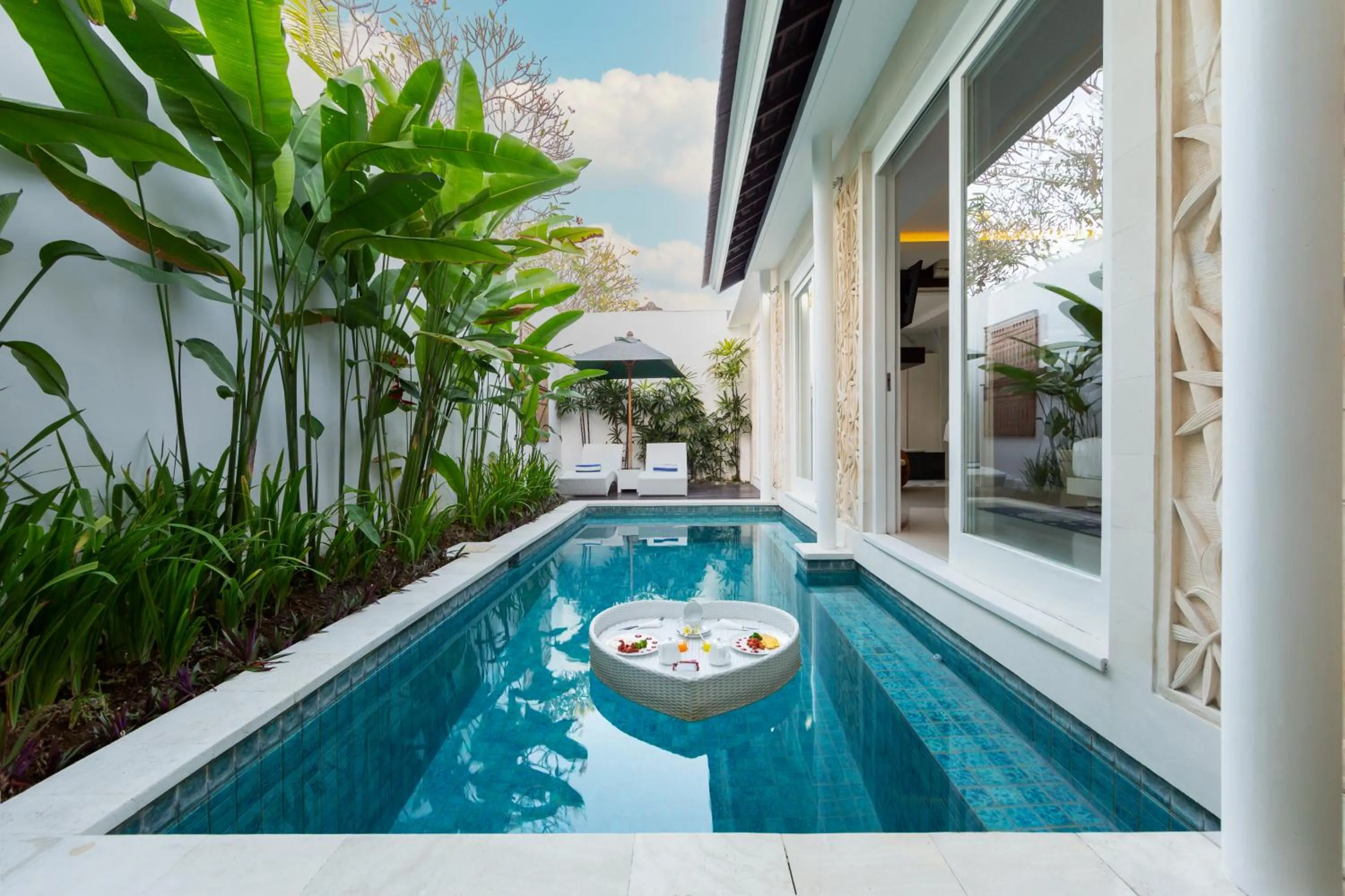 Pool view in Bajra Bali Villa Seminyak