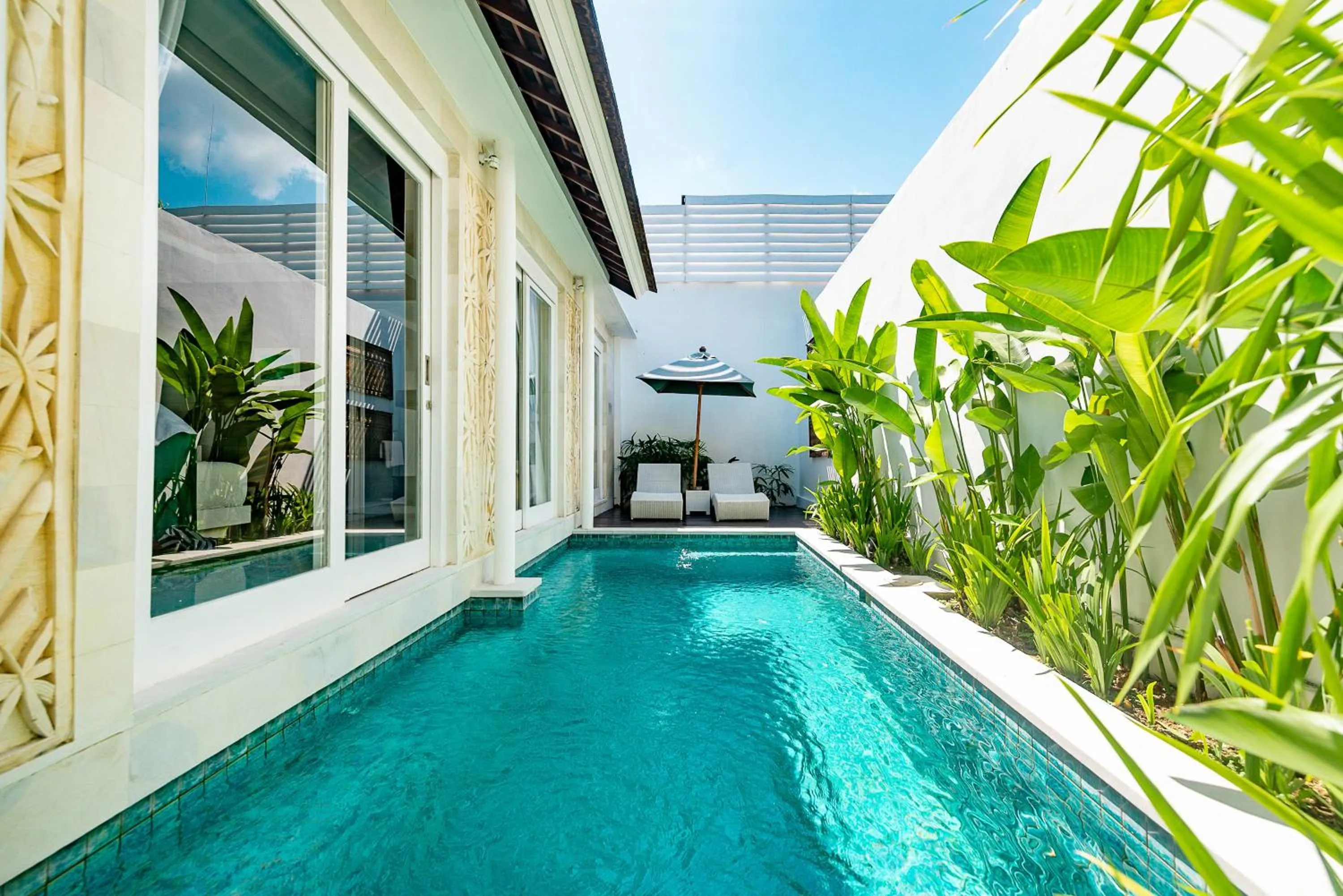 Pool view in Bajra Bali Villa Seminyak