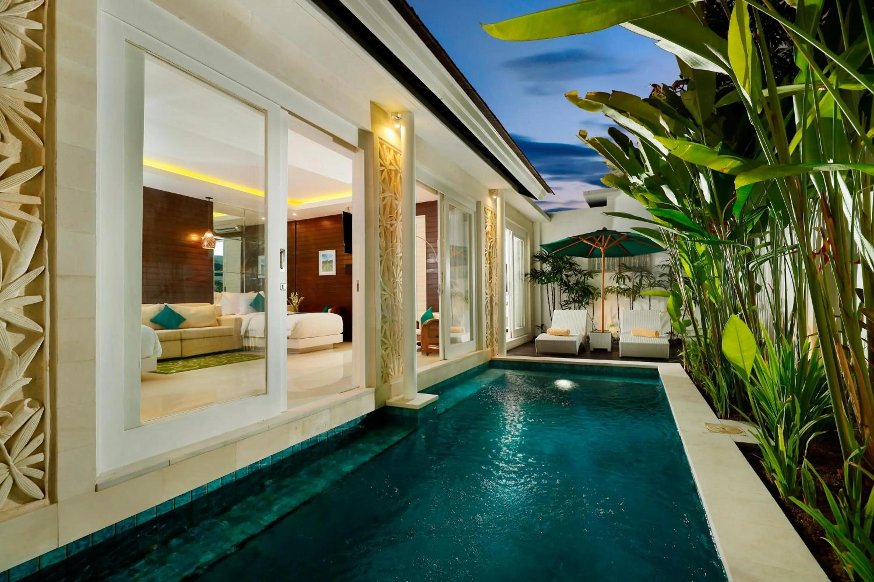 Swimming pool in Bajra Bali Villa Seminyak