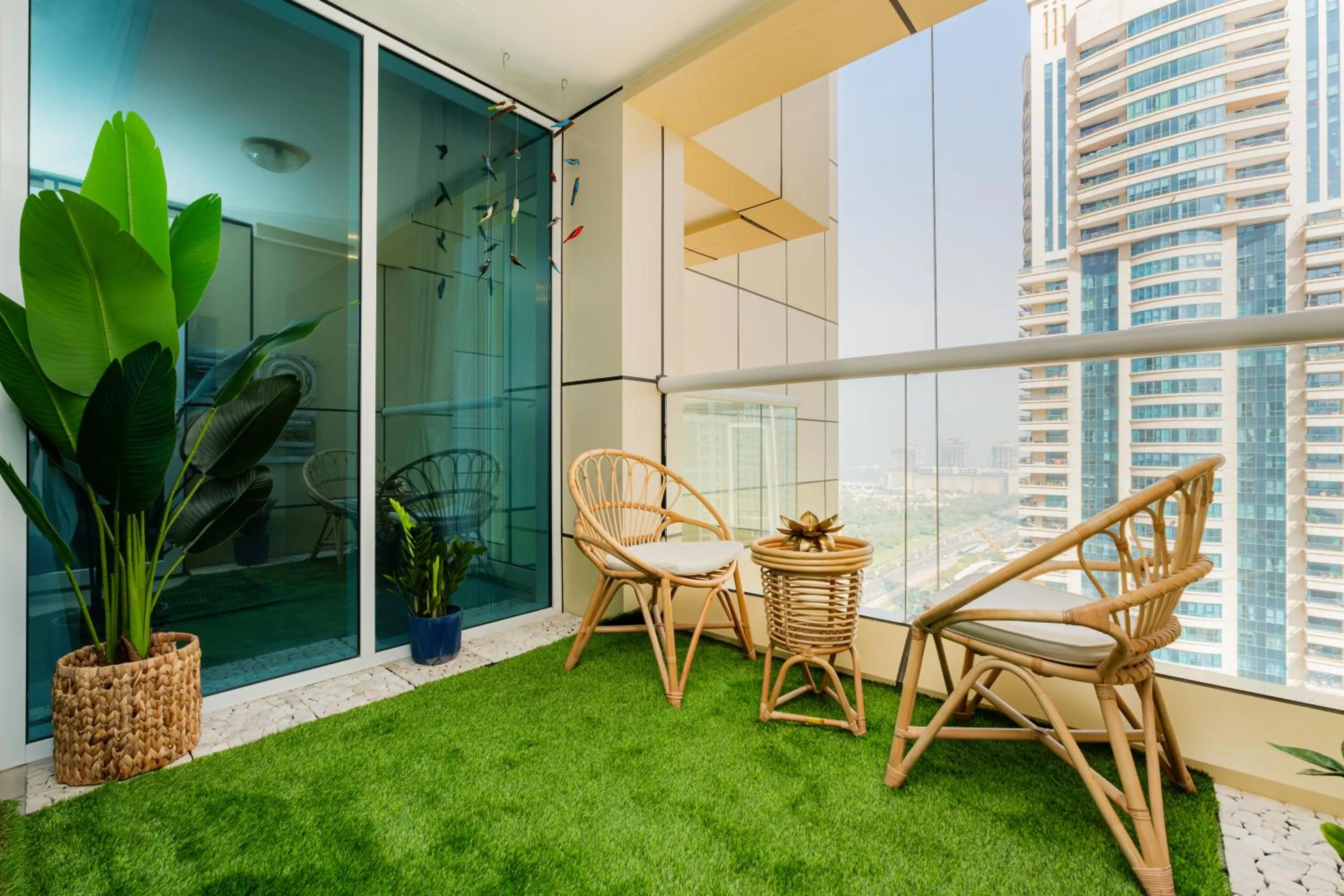 Balcony/Terrace in Dubai Marina - 1BHK Apartment