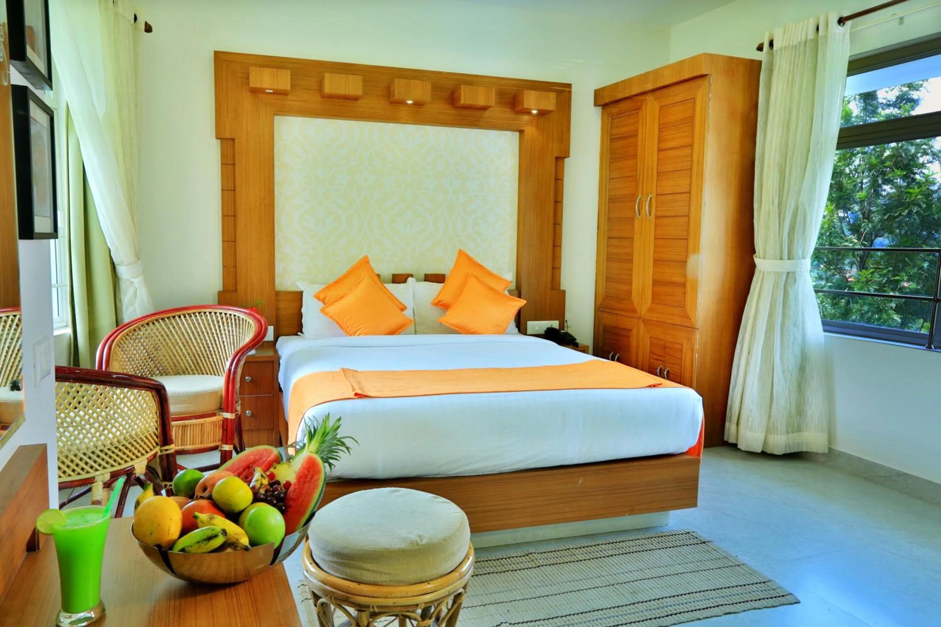 Photo of the whole room, Bed in Monsoon Grande