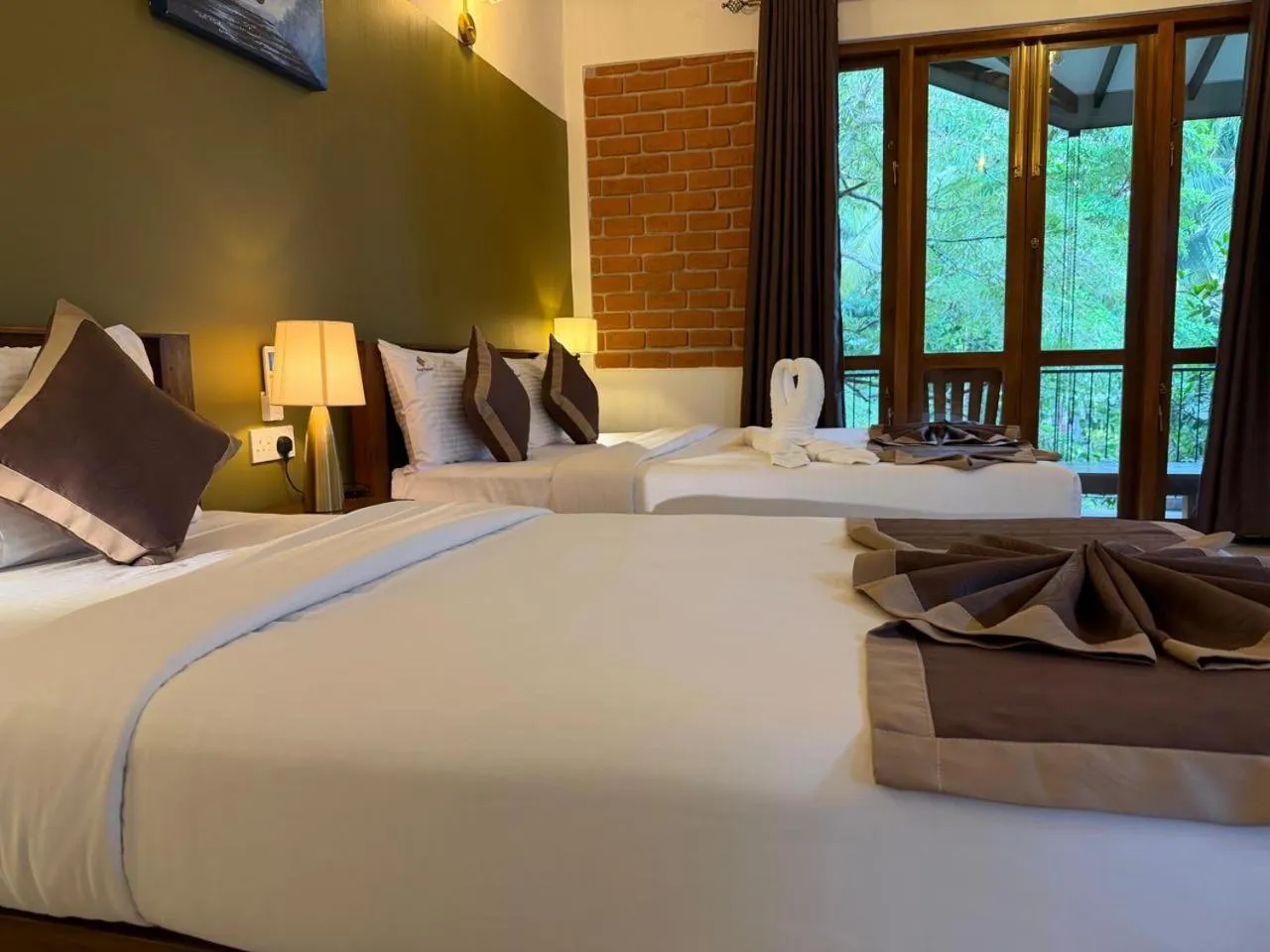 Bed in Hotel Heladiv