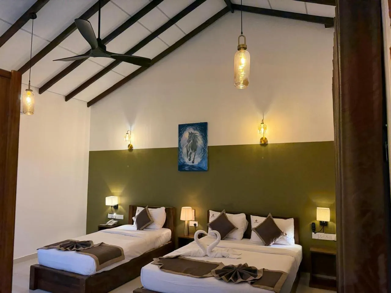 Bed in Hotel Heladiv