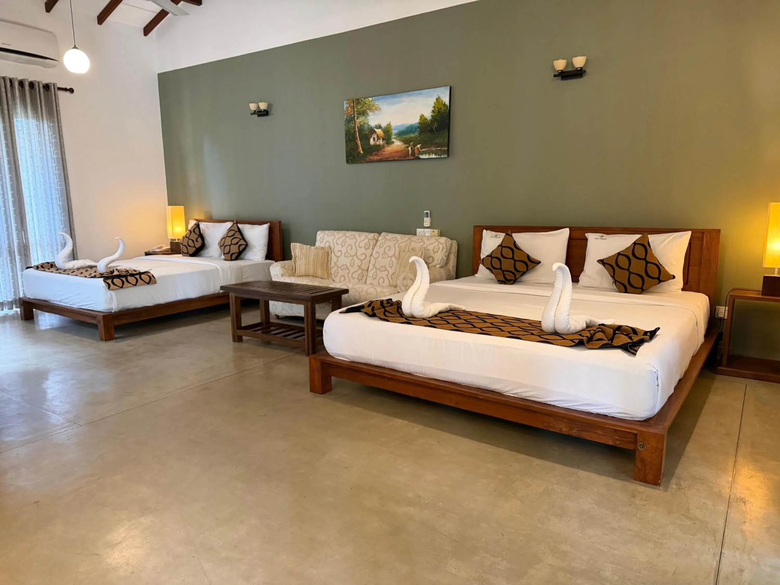 Bed in Hotel Heladiv