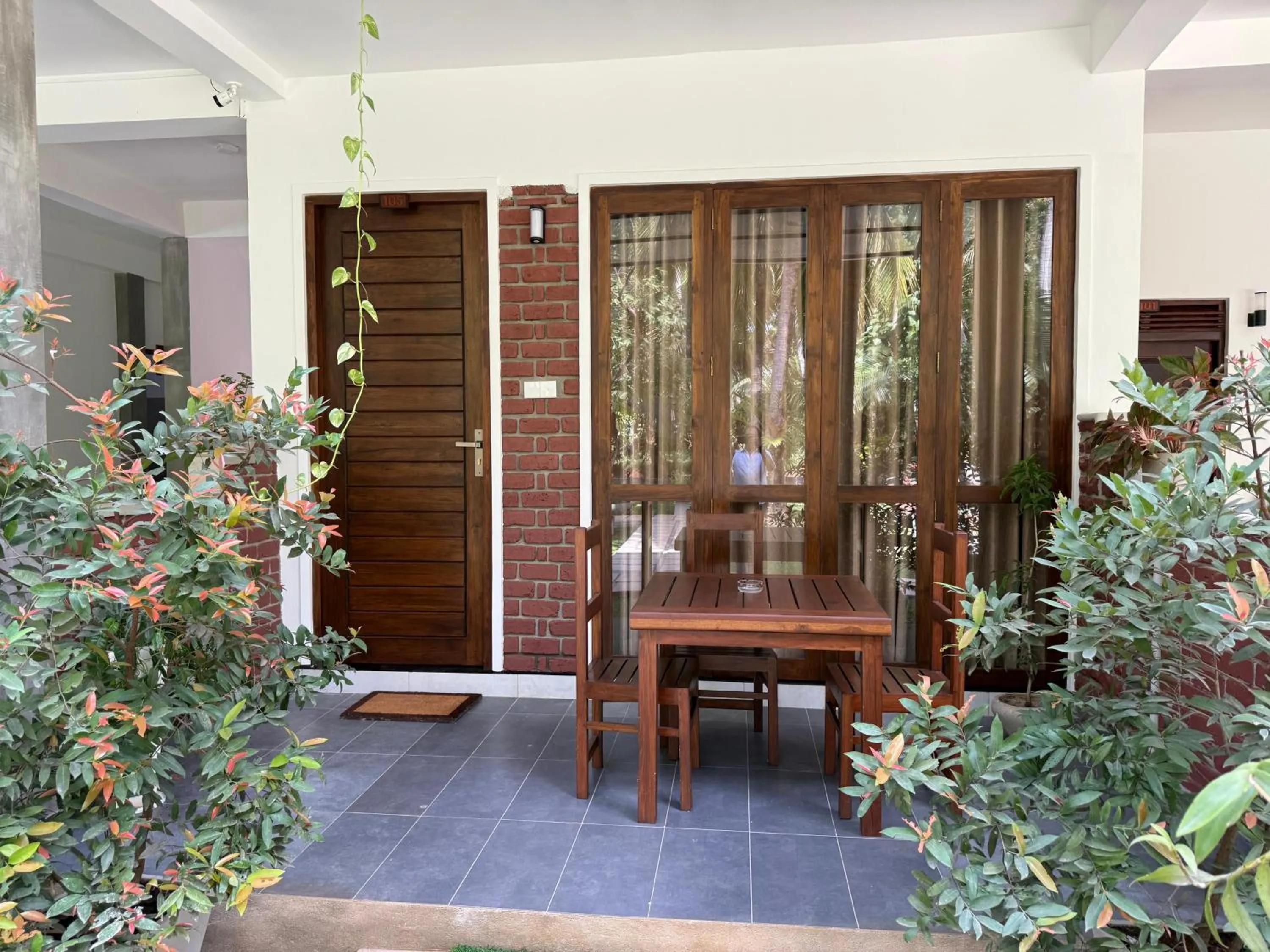 Patio in Hotel Heladiv