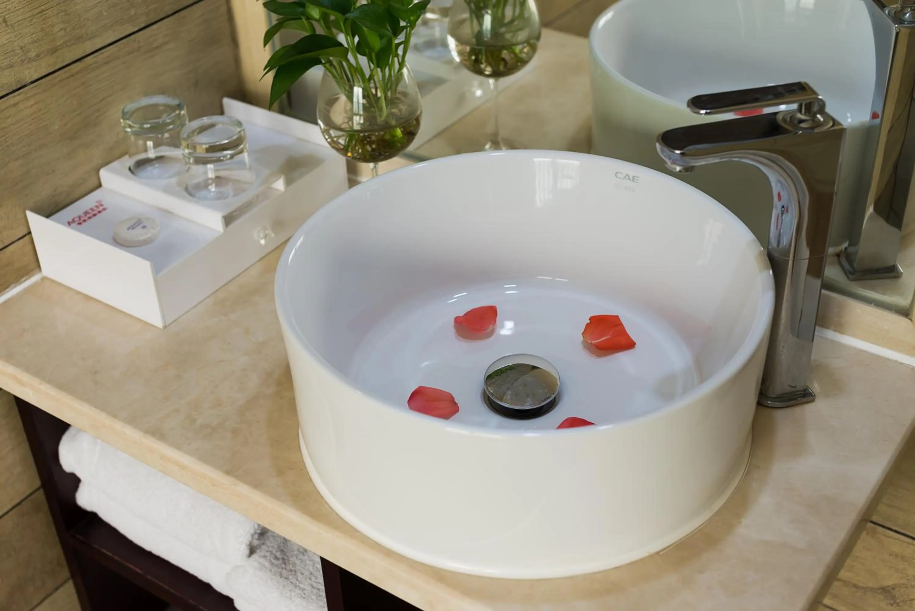 Decorative detail in Aqueen Hotel Zhuhai