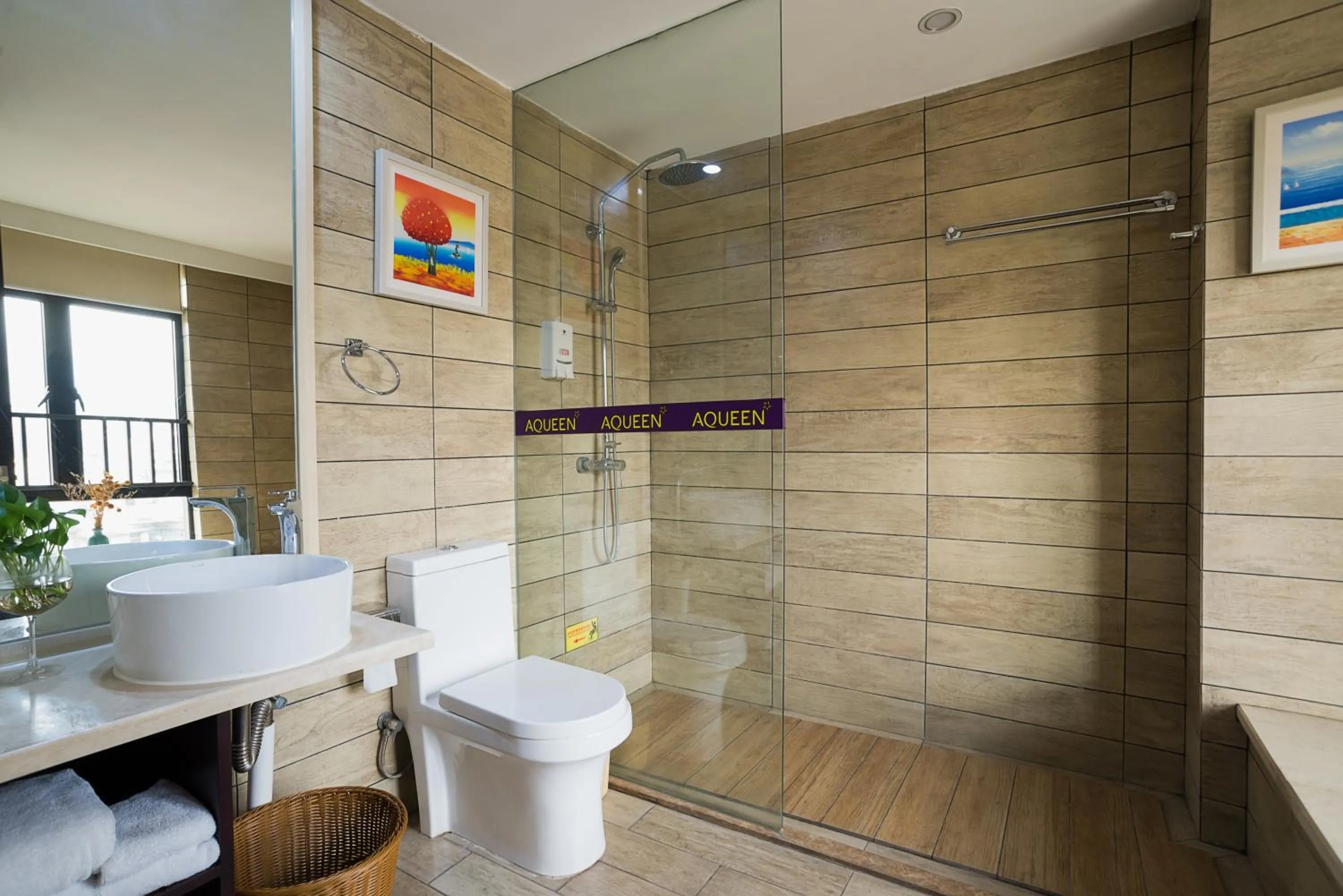 Bathroom in Aqueen Hotel Zhuhai