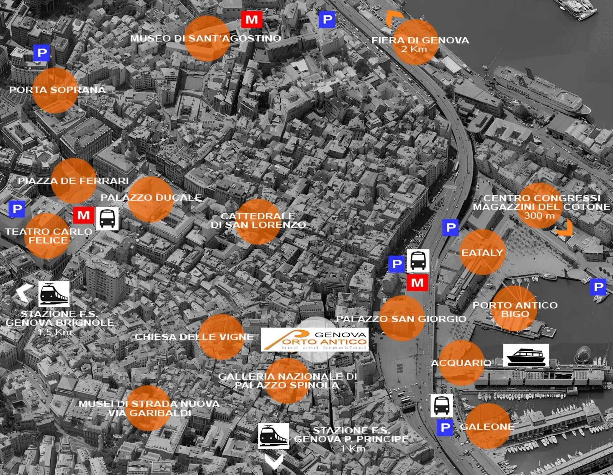 Floor plan in Genova Porto Antico Boutique Rooms