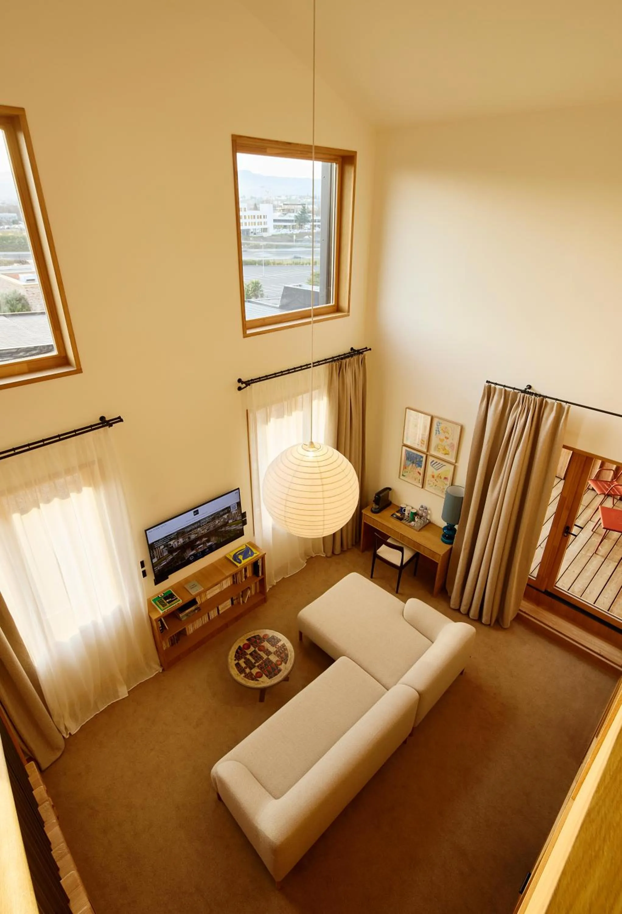 Seating area, Bed in Grand Mess Clermont-Ferrand