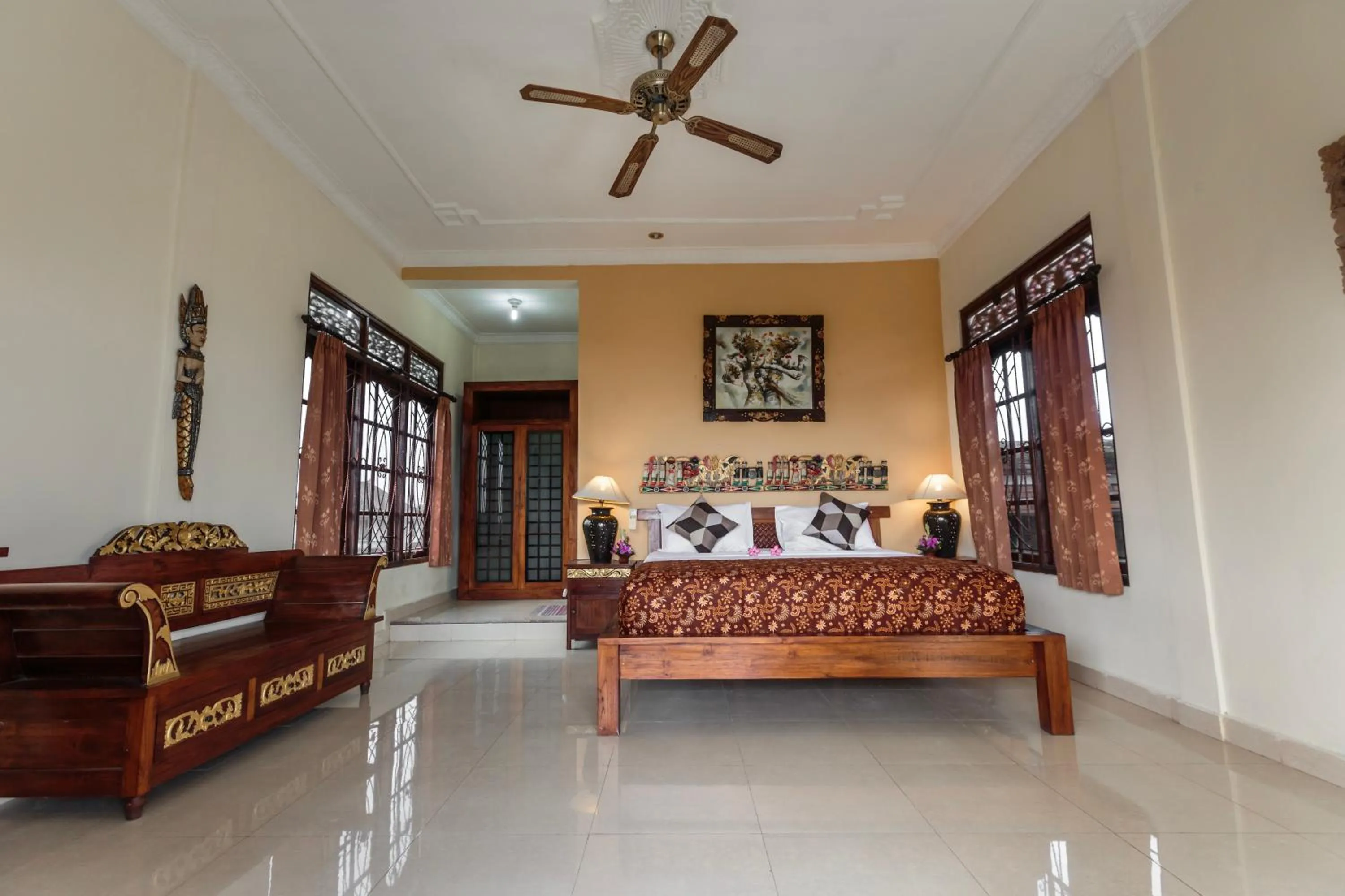 Bed in Warji House 2 Bisma