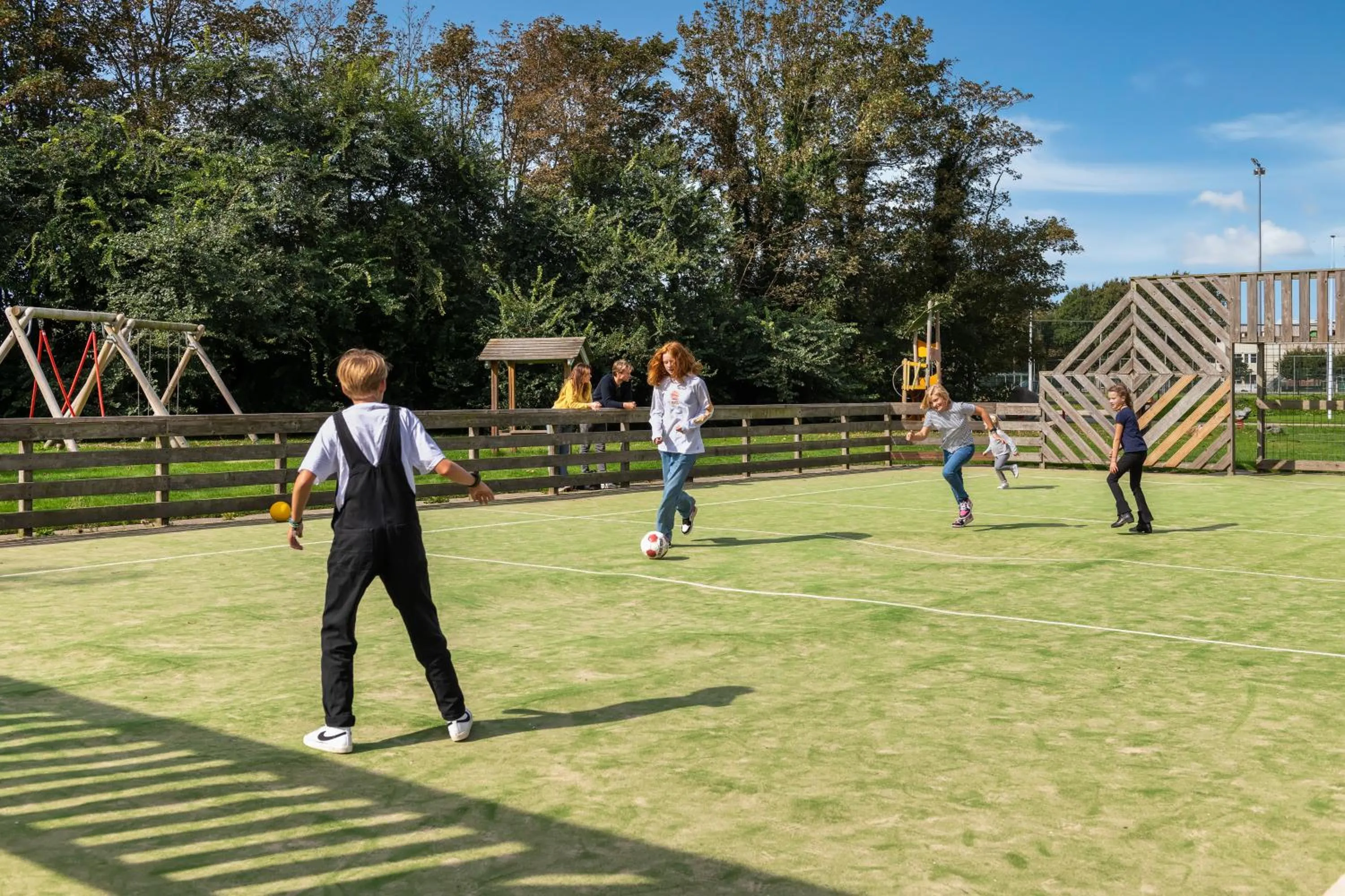 Children play ground in Stayokay Hostel Texel