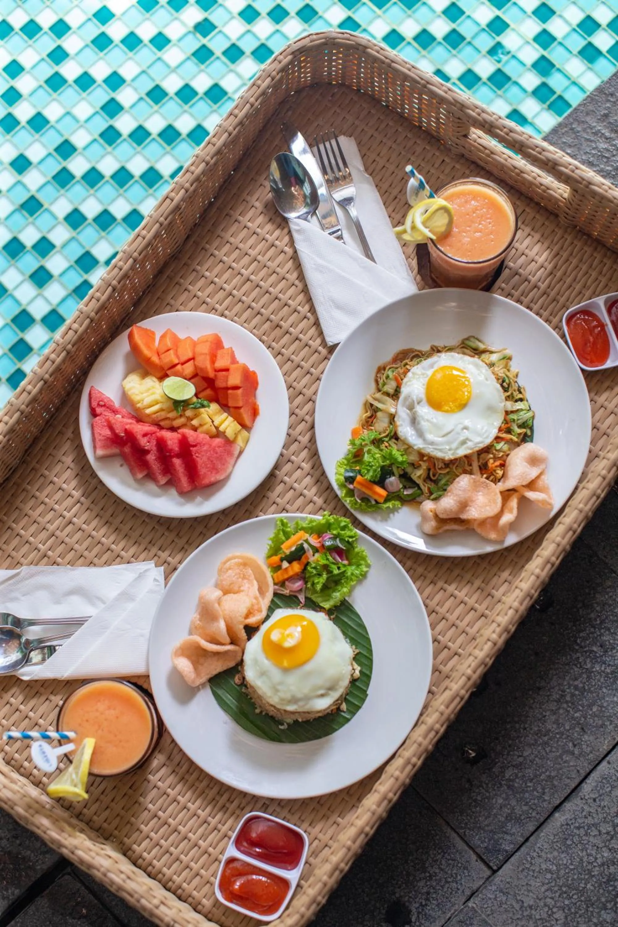 Food close-up in Liberta Seminyak Hotel