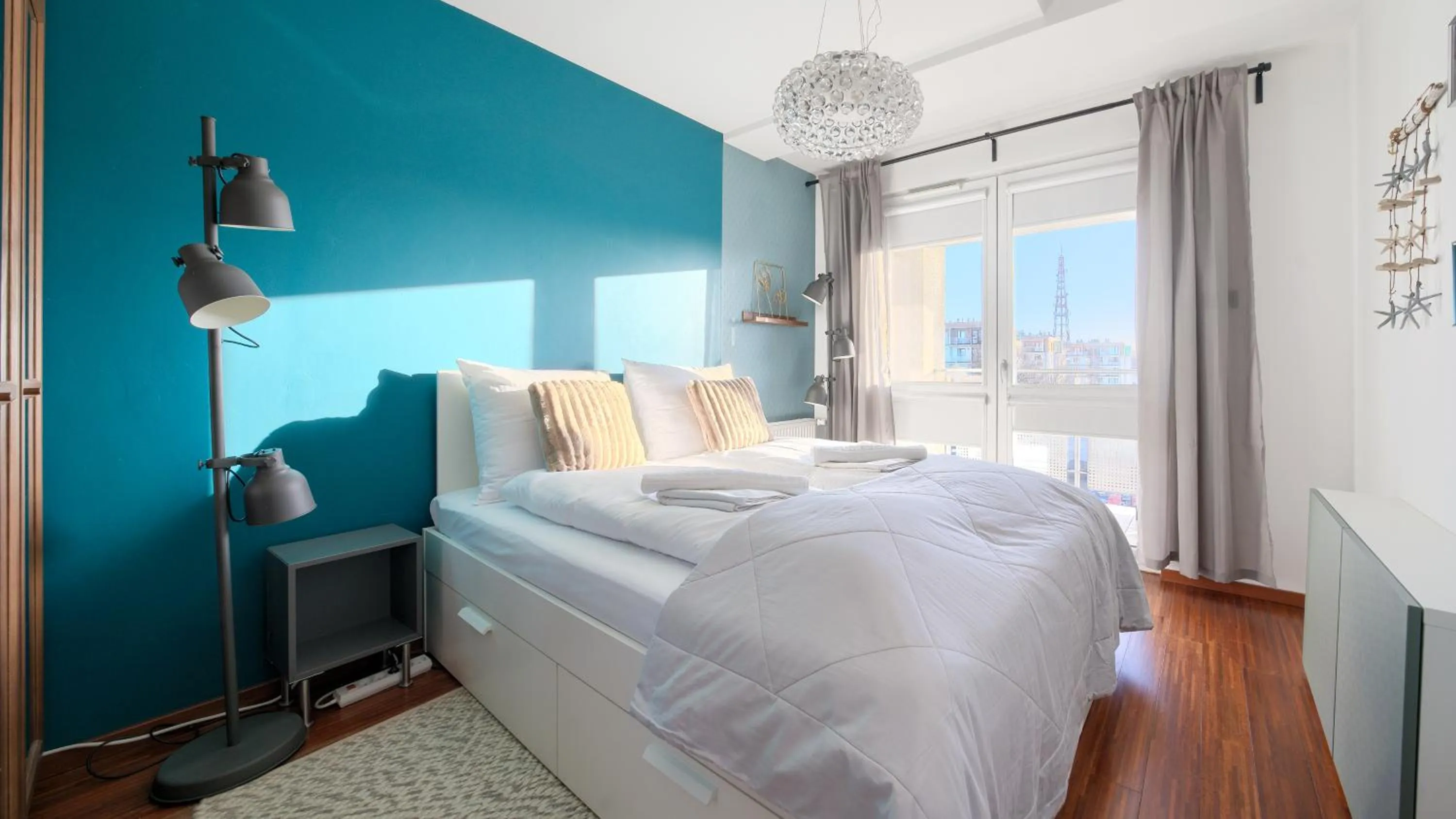 Bed in Kołobrzeg Jantar, Sun & Snow