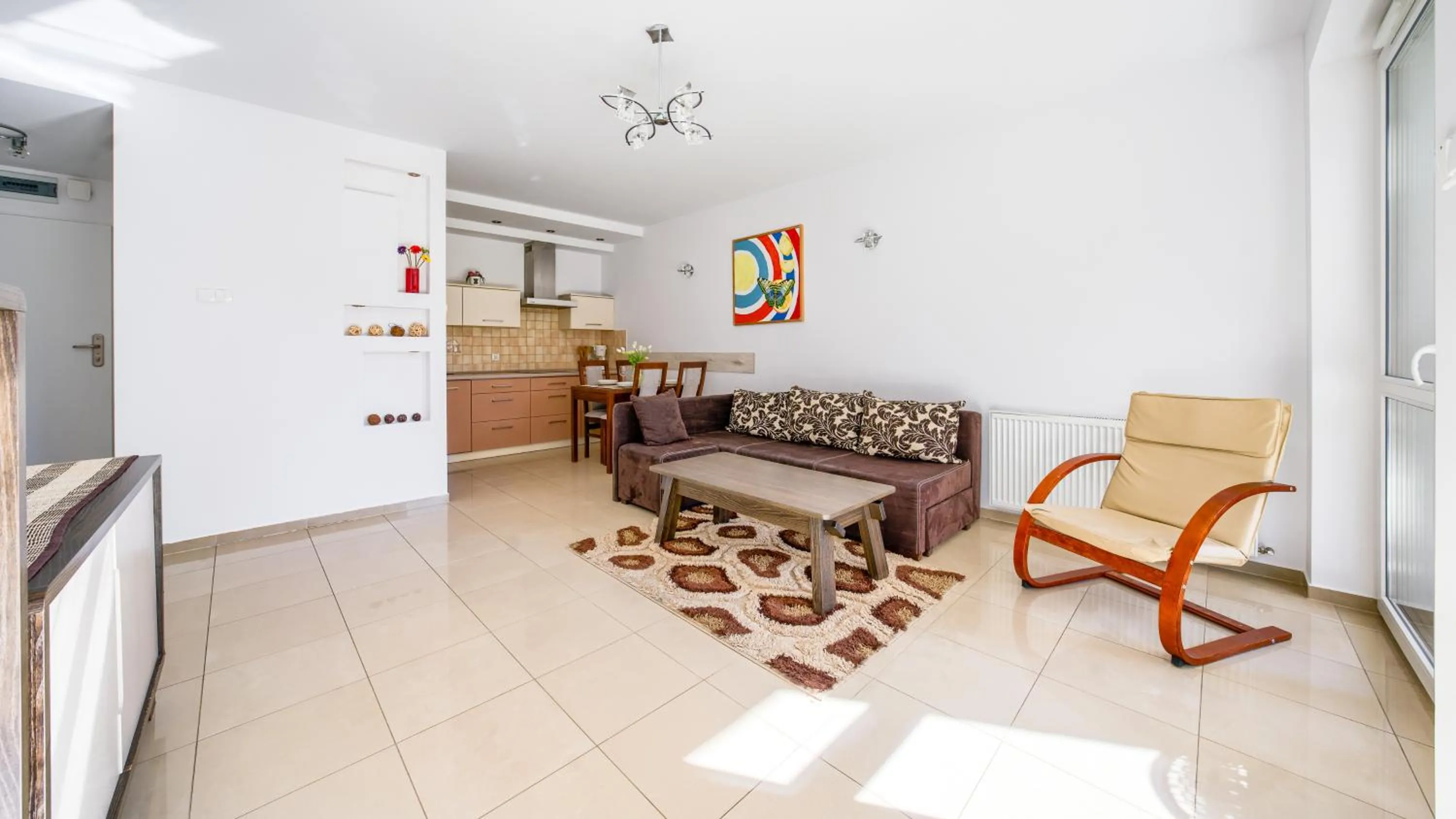 Kitchen or kitchenette in Kołobrzeg Jantar, Sun & Snow