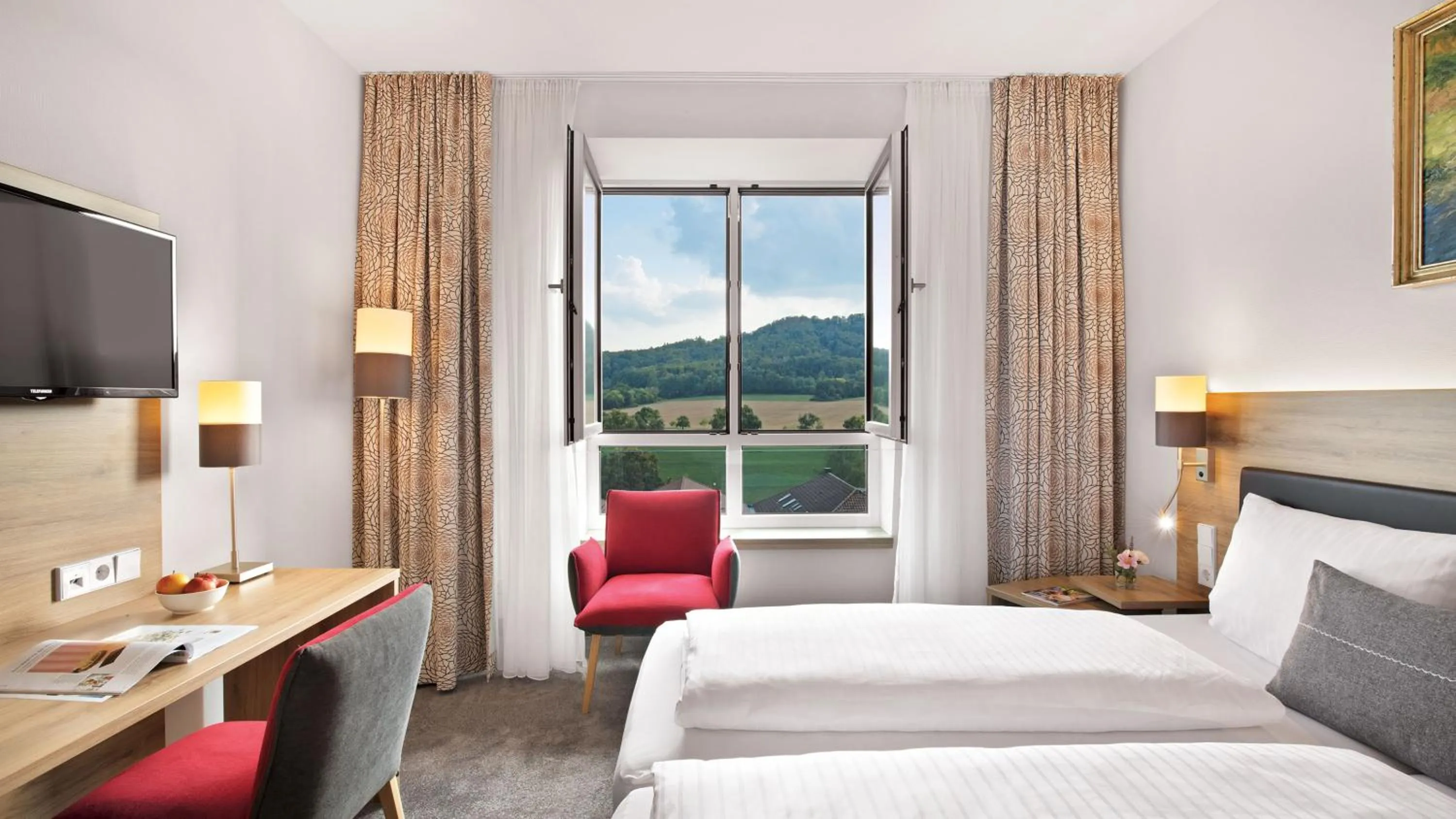 Bed in Landhotel Beck