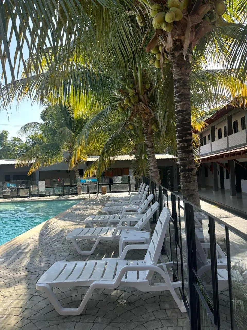 Swimming pool in Pousada Aguas Quentes