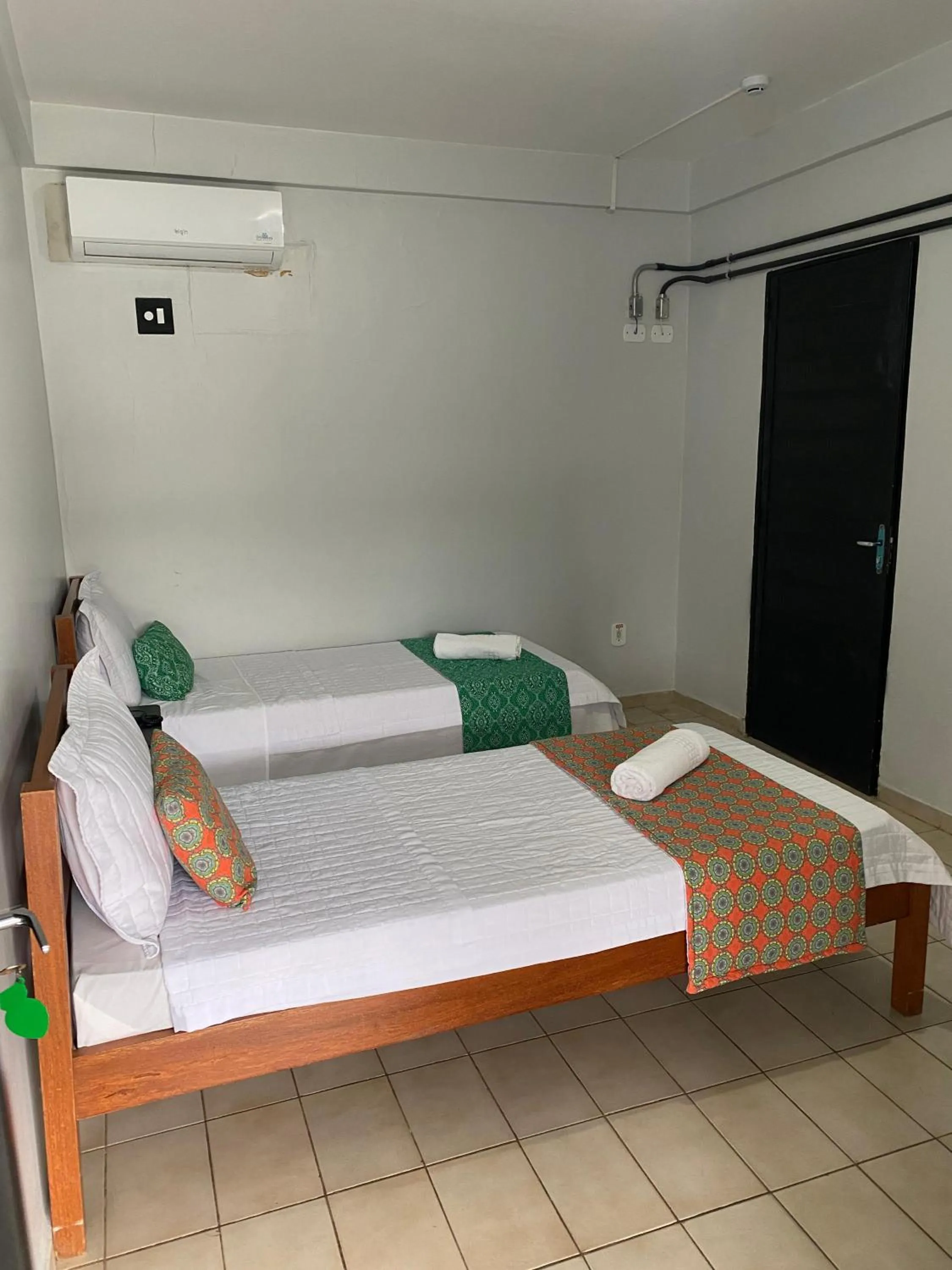 Bed in Pousada Aguas Quentes