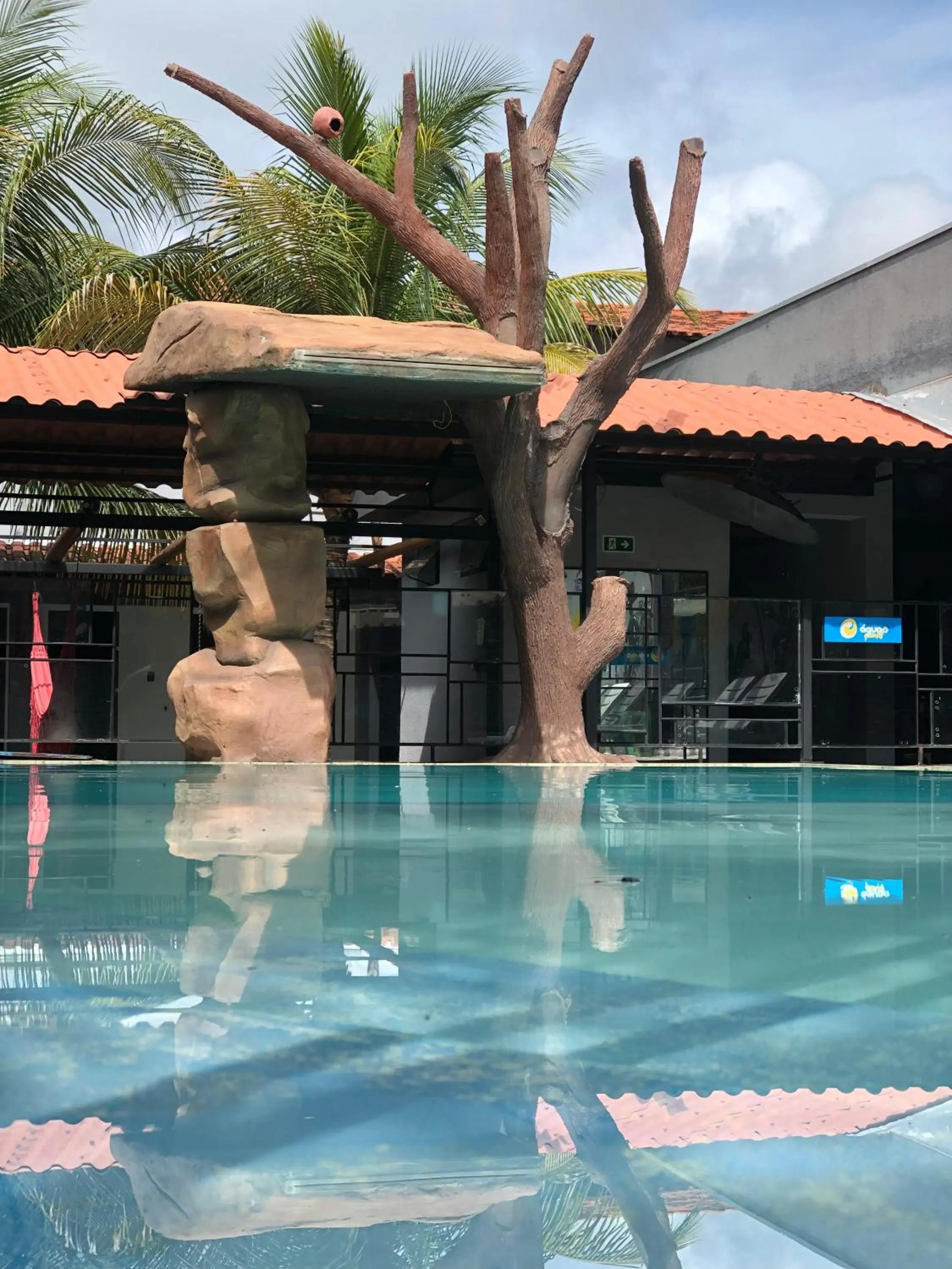 Swimming pool in Pousada Aguas Quentes