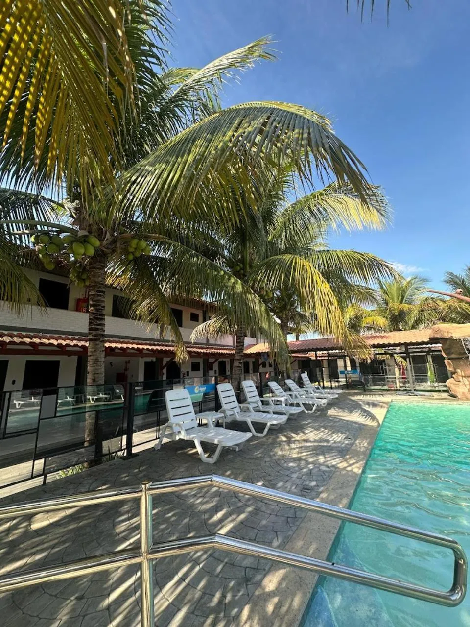 Swimming pool in Pousada Aguas Quentes