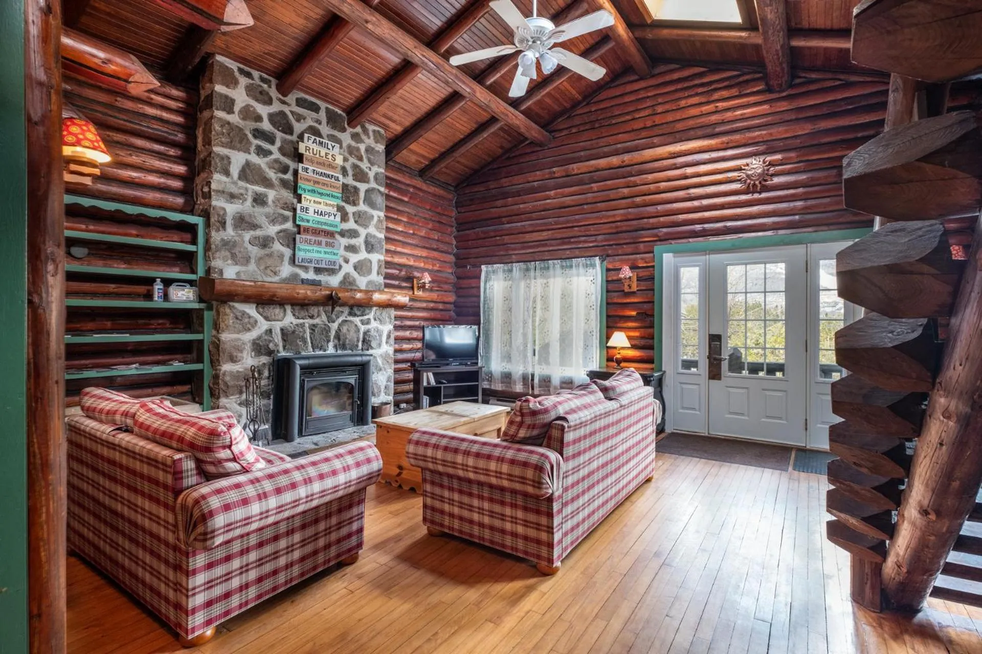 Living room in Les Chalets Sauvignon