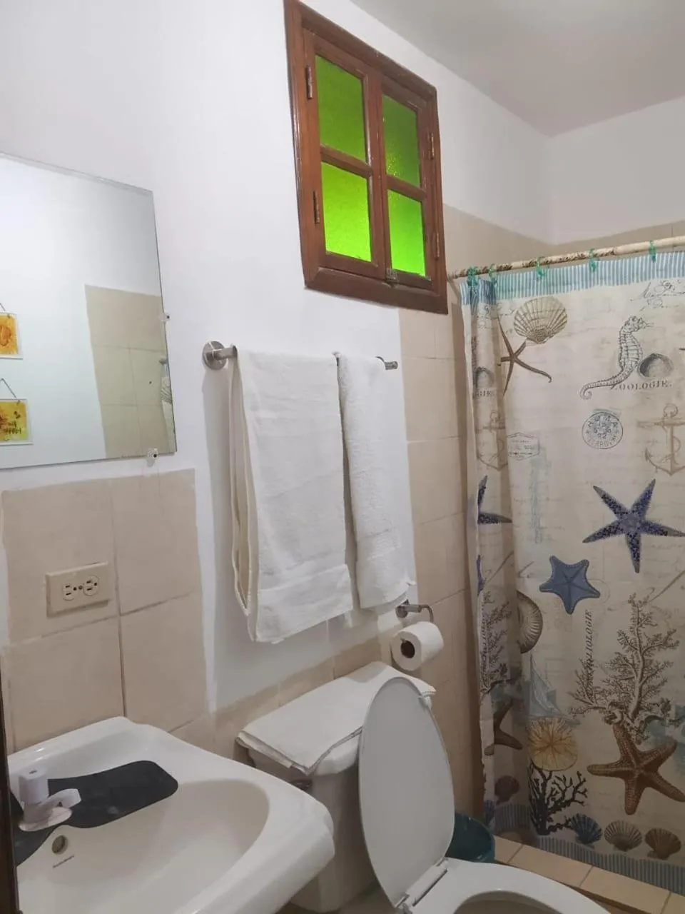 Shower in Hotel Villa Ordonez