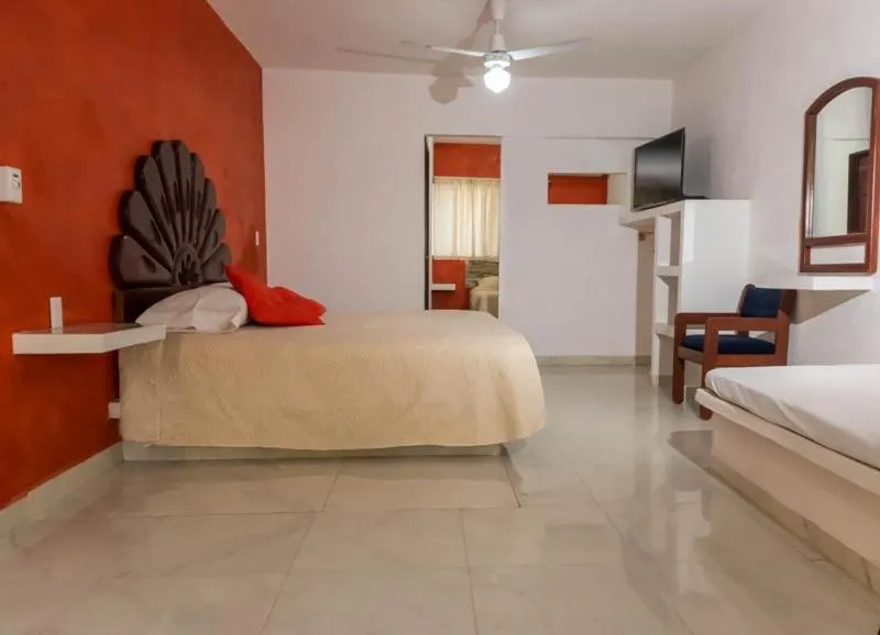 Bed in Royal Pacífico Manzanillo