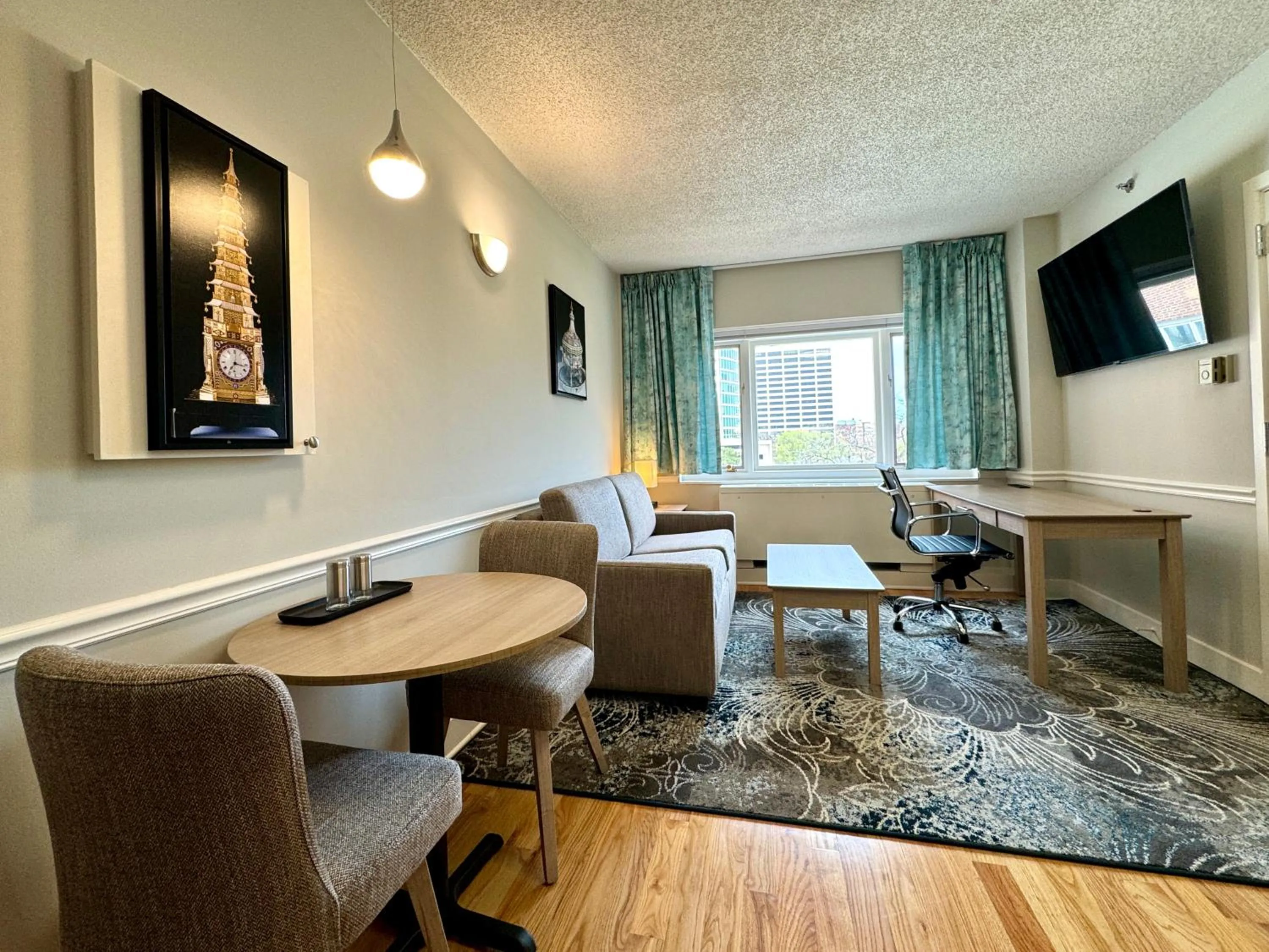Living room in The GEM Museum Suites