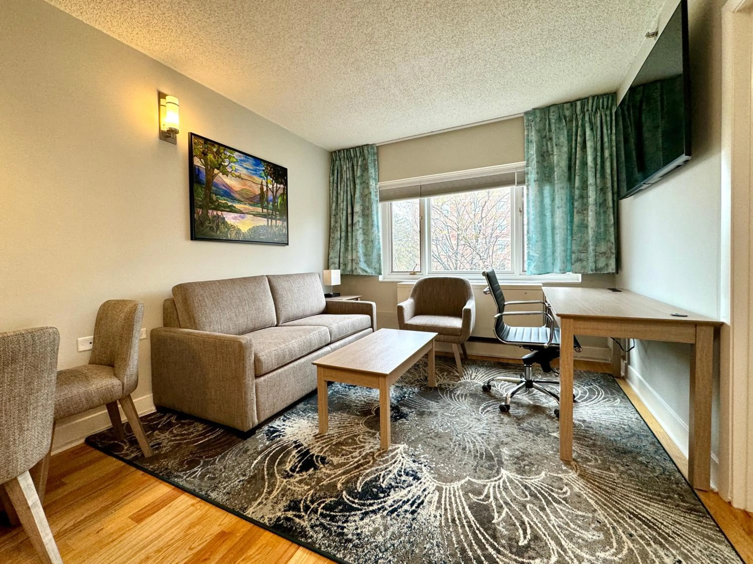 Living room in The GEM Museum Suites