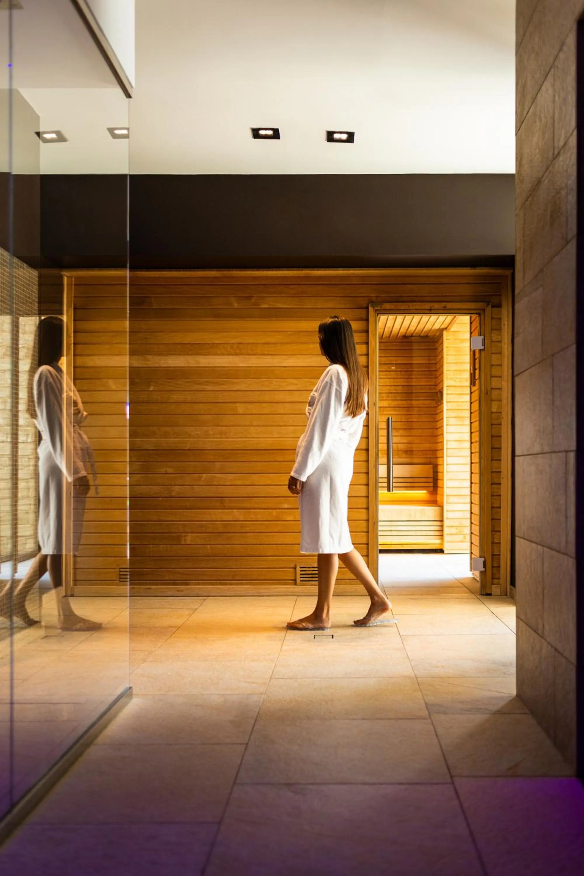 Swimming pool in Grand Hotel Courmayeur Mont Blanc, by R Collection Hotels