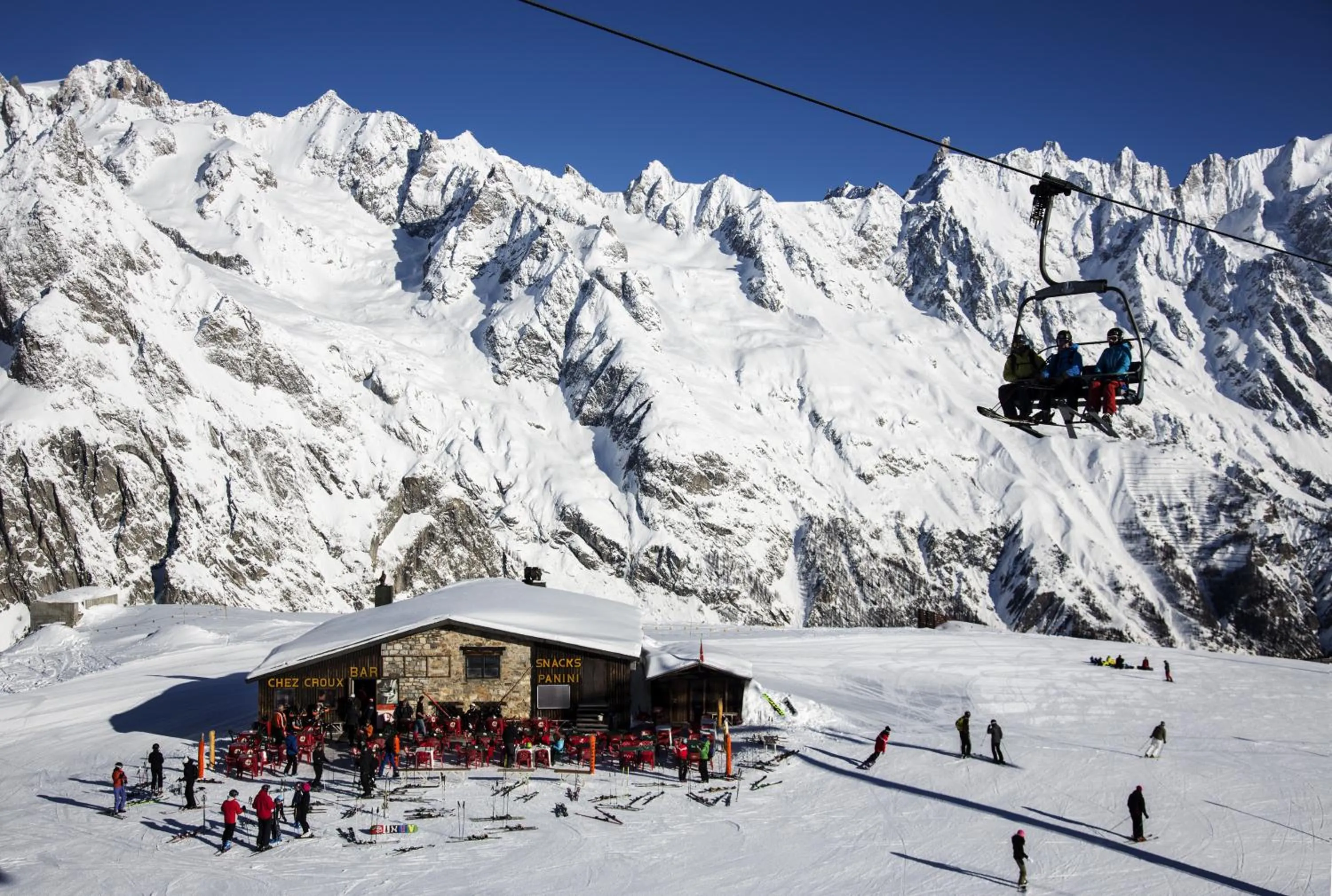 View (from property/room) in Grand Hotel Courmayeur Mont Blanc, by R Collection Hotels